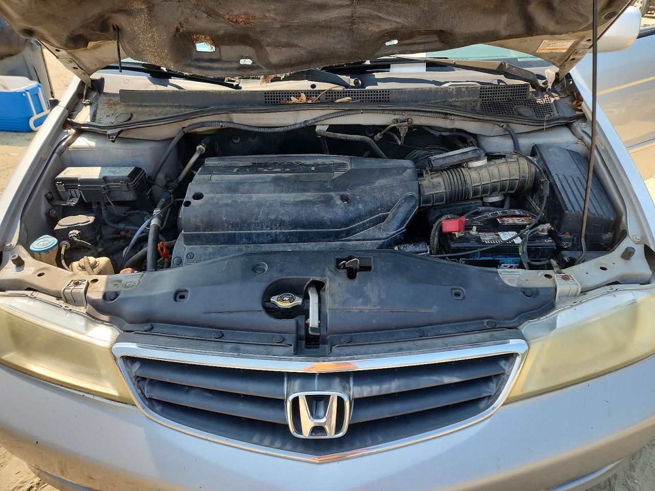 2003 Honda Odessey Серый vin: 5FNRL18903B023680