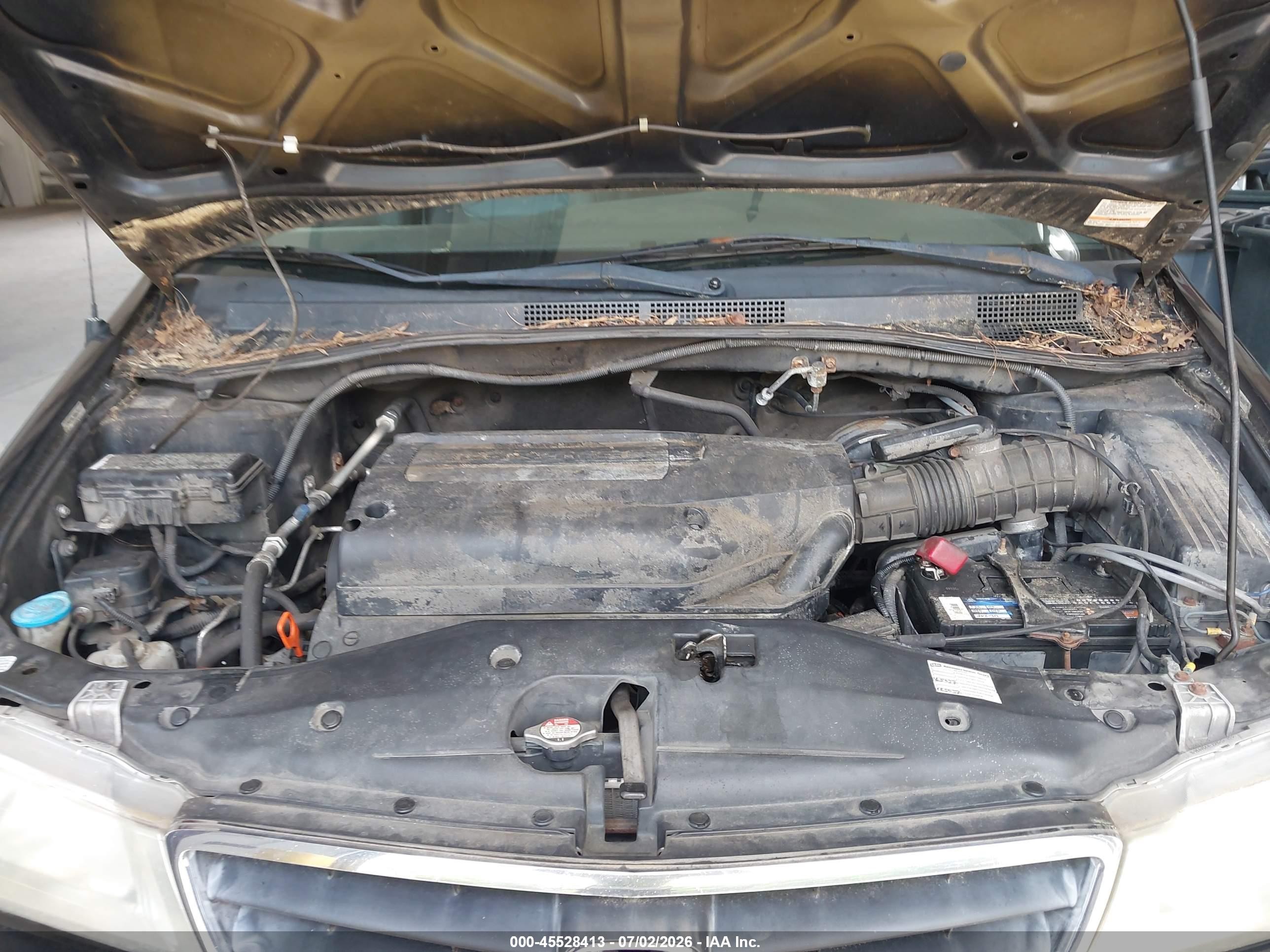 2004 Honda Odyssey Ex-l Black vin: 5FNRL18904B004998
