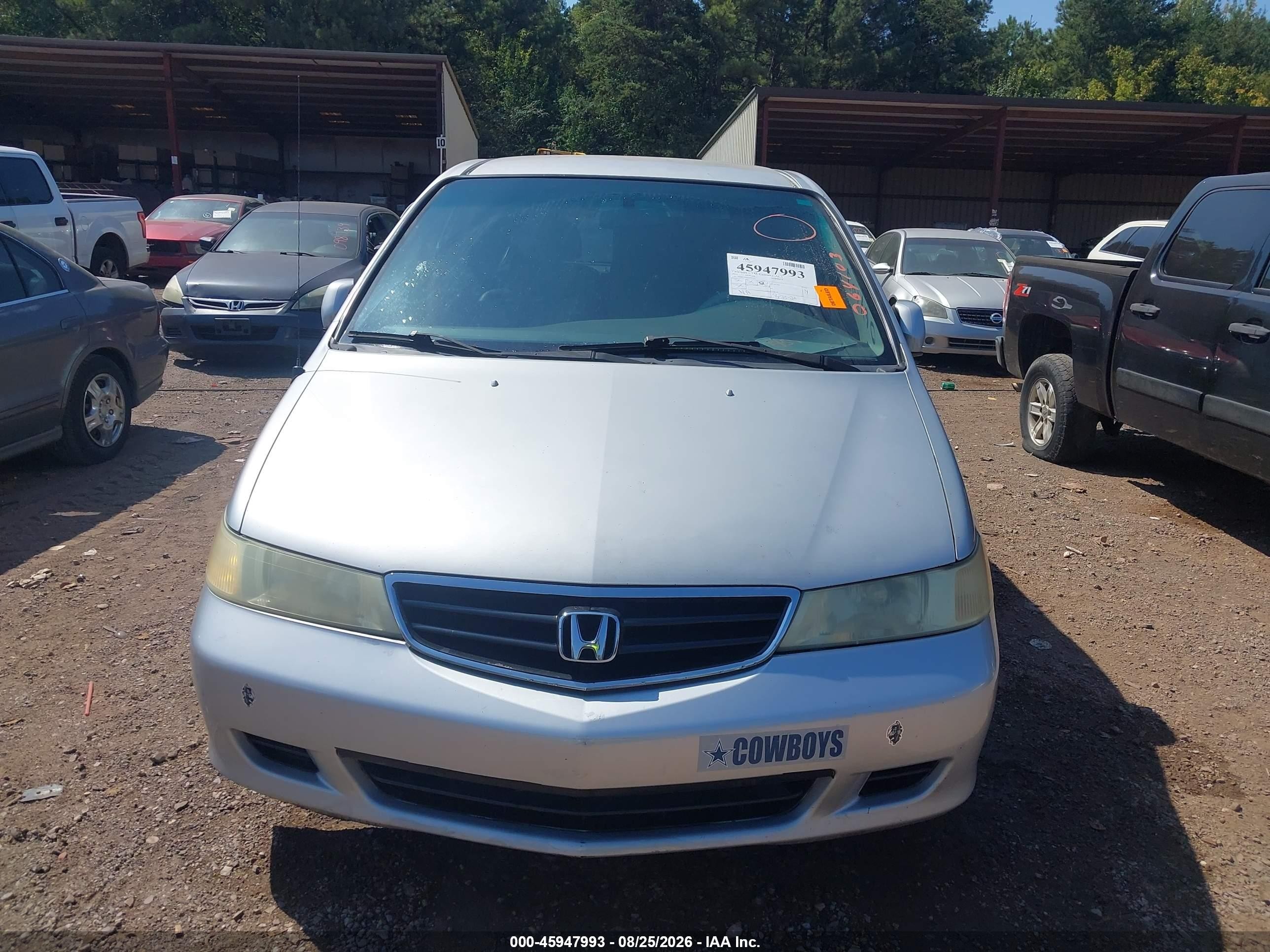 2004 Honda Odyssey Ex-l Gray vin: 5FNRL18904B064103