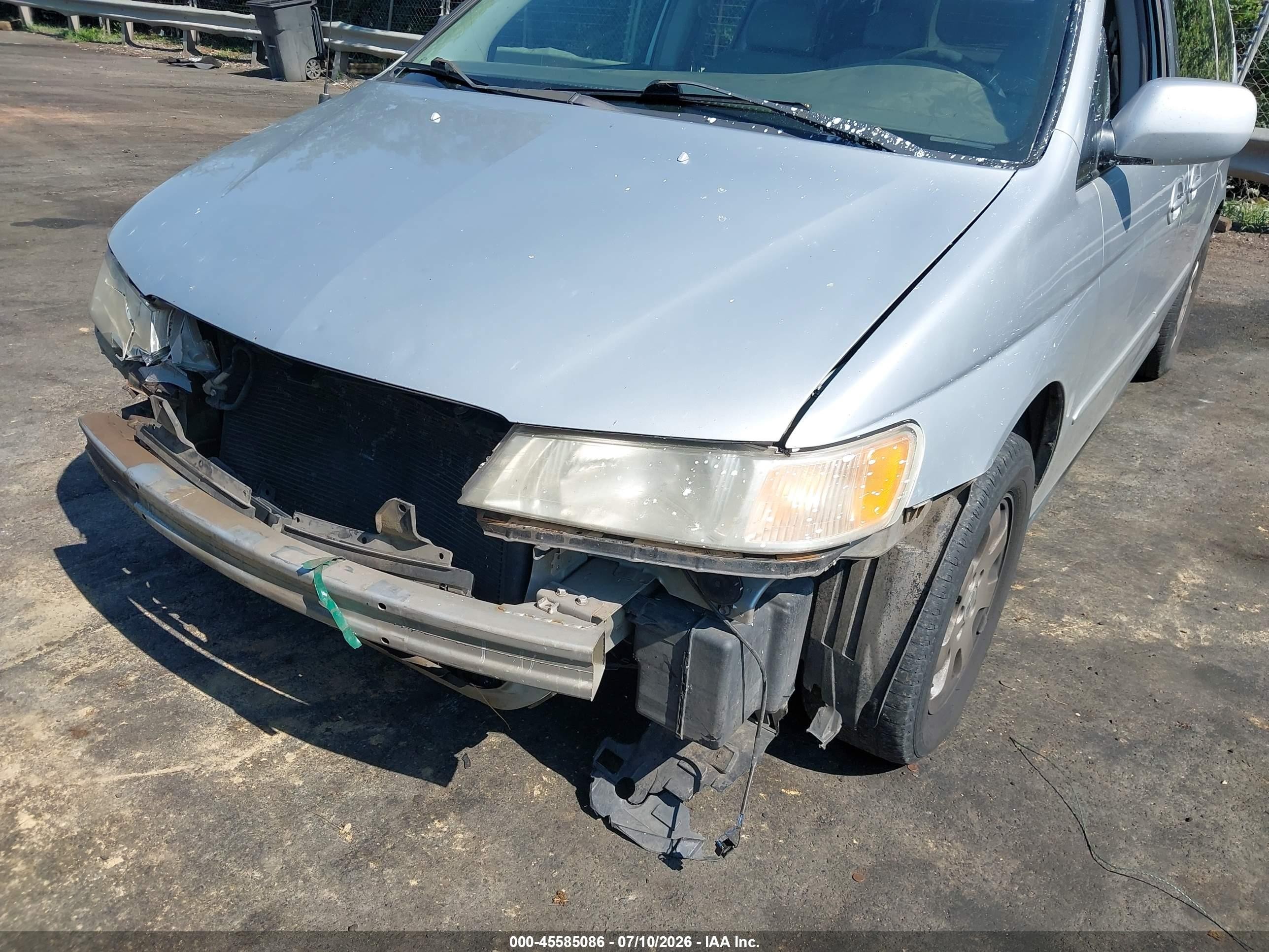 2003 Honda Odyssey Ex-l Gray vin: 5FNRL18913B026233