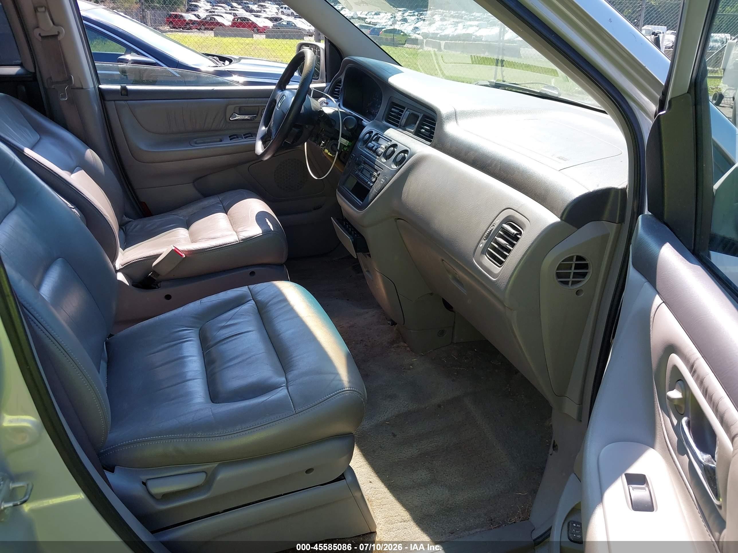 2003 Honda Odyssey Ex-l Gray vin: 5FNRL18913B026233