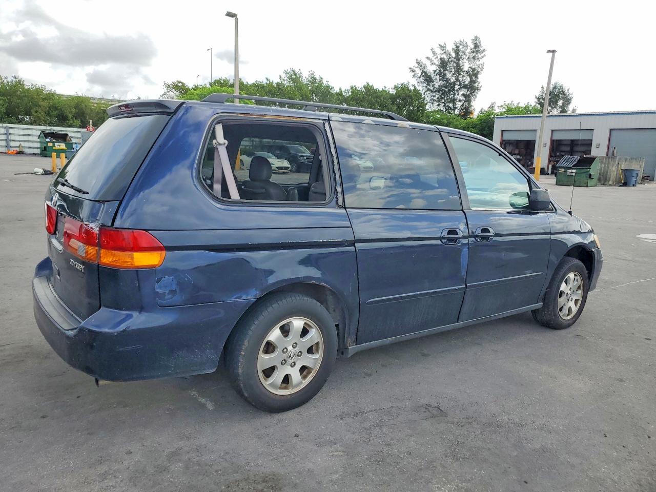 2004 Honda Odyssey Exl Синий vin: 5FNRL18914B020899