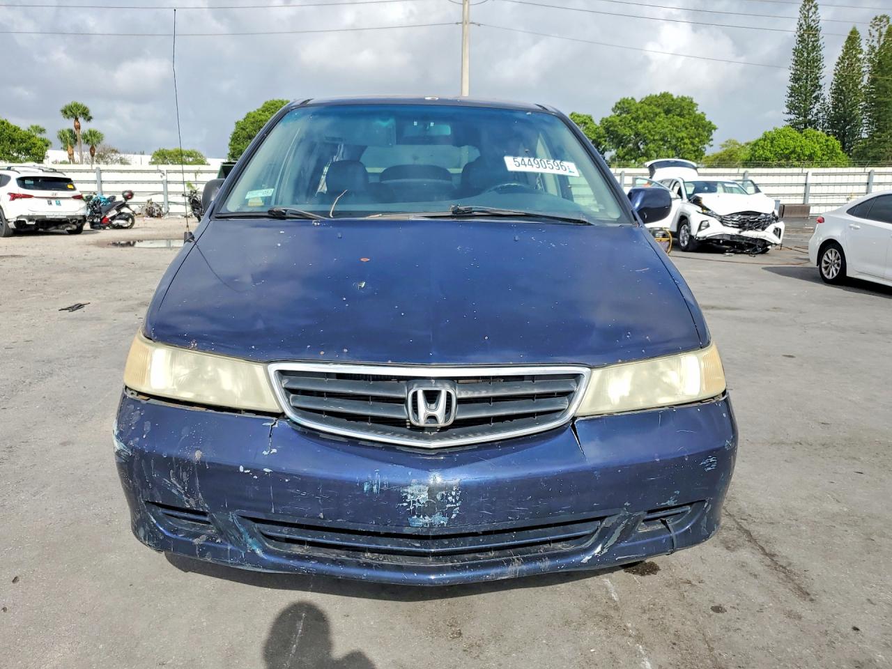 2004 Honda Odyssey Exl Синий vin: 5FNRL18914B020899
