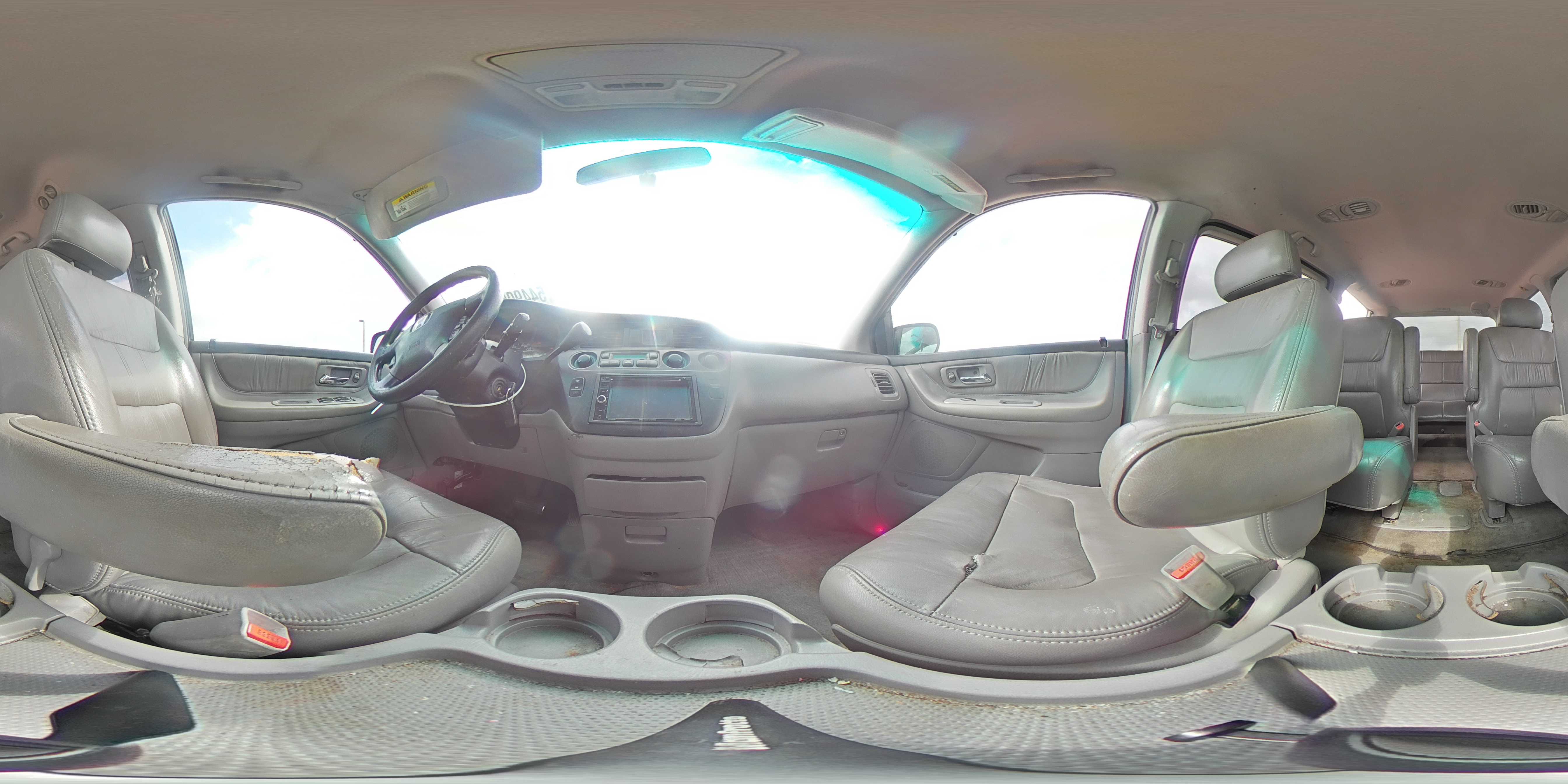 2004 Honda Odyssey Exl Синий vin: 5FNRL18914B020899