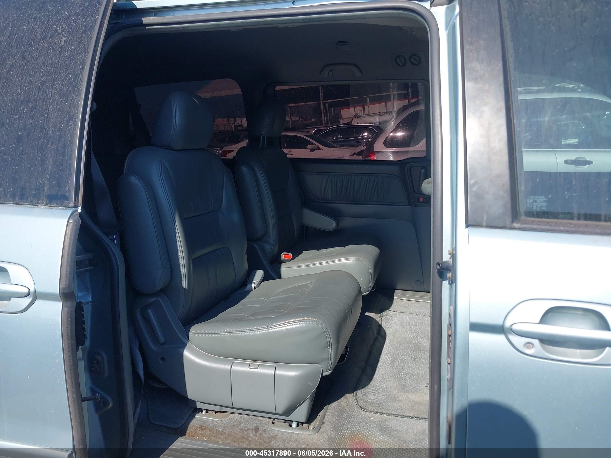 2004 Honda Odyssey Ex-l Light Blue vin: 5FNRL18914B031000