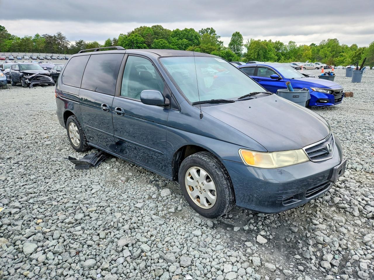 2004 Honda Odyssey Exl Charcoal vin: 5FNRL18914B074297