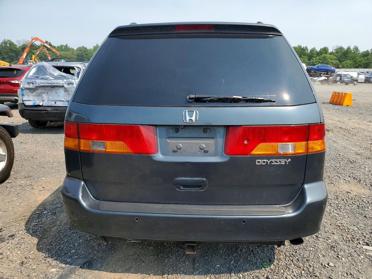 2003 Honda Odyssey Exl Gray vin: 5FNRL18923B032350