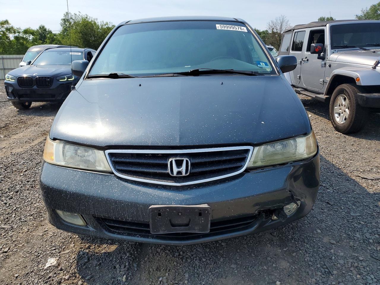 2003 Honda Odyssey Exl Gray vin: 5FNRL18923B032350
