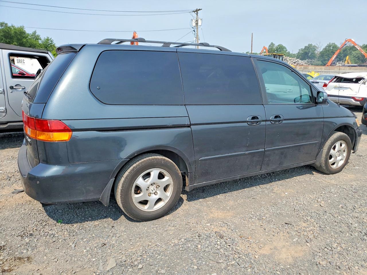 2003 Honda Odyssey Exl Gray vin: 5FNRL18923B032350