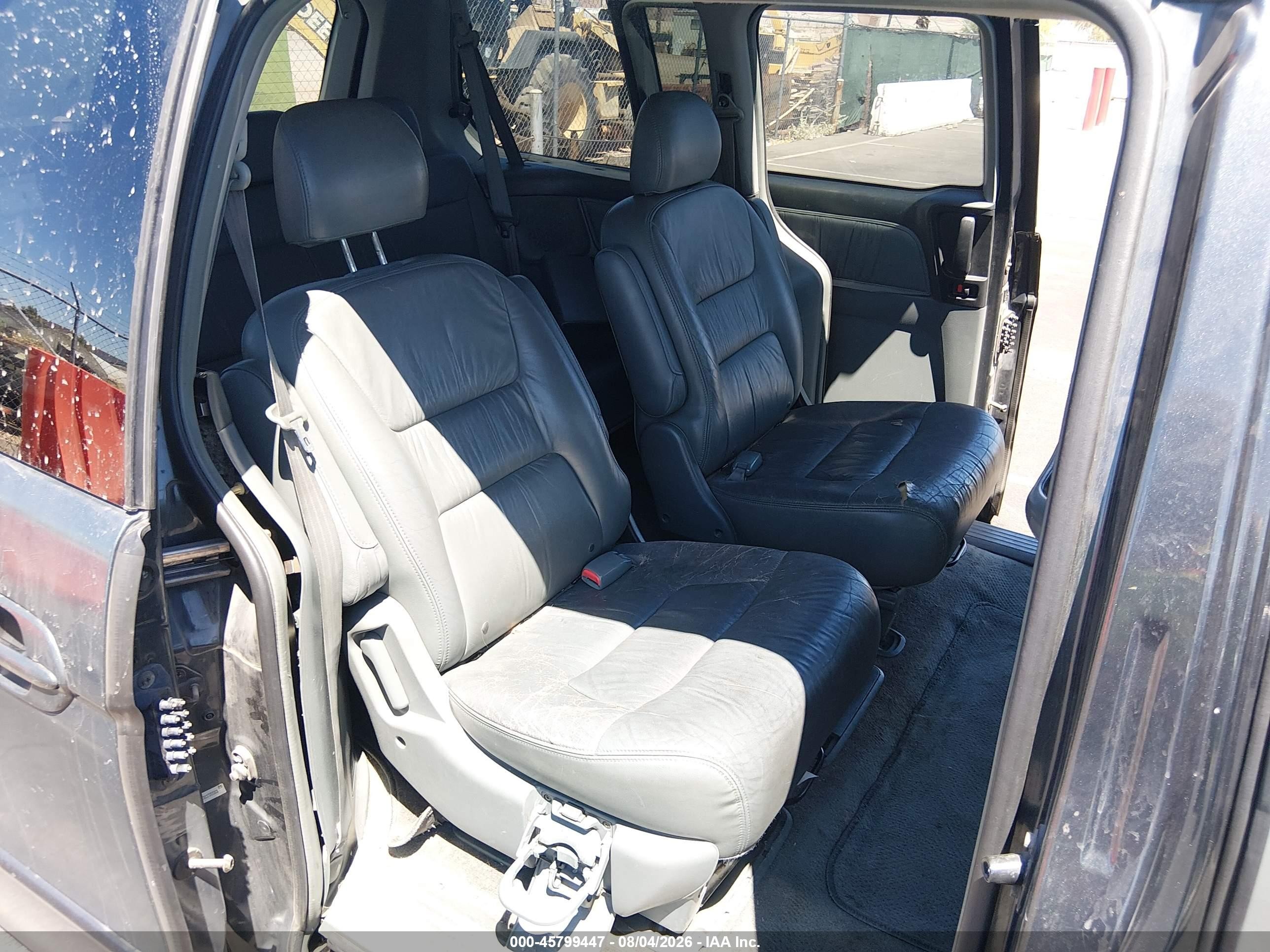 2003 Honda Odyssey Ex-l Gray vin: 5FNRL18923B155551