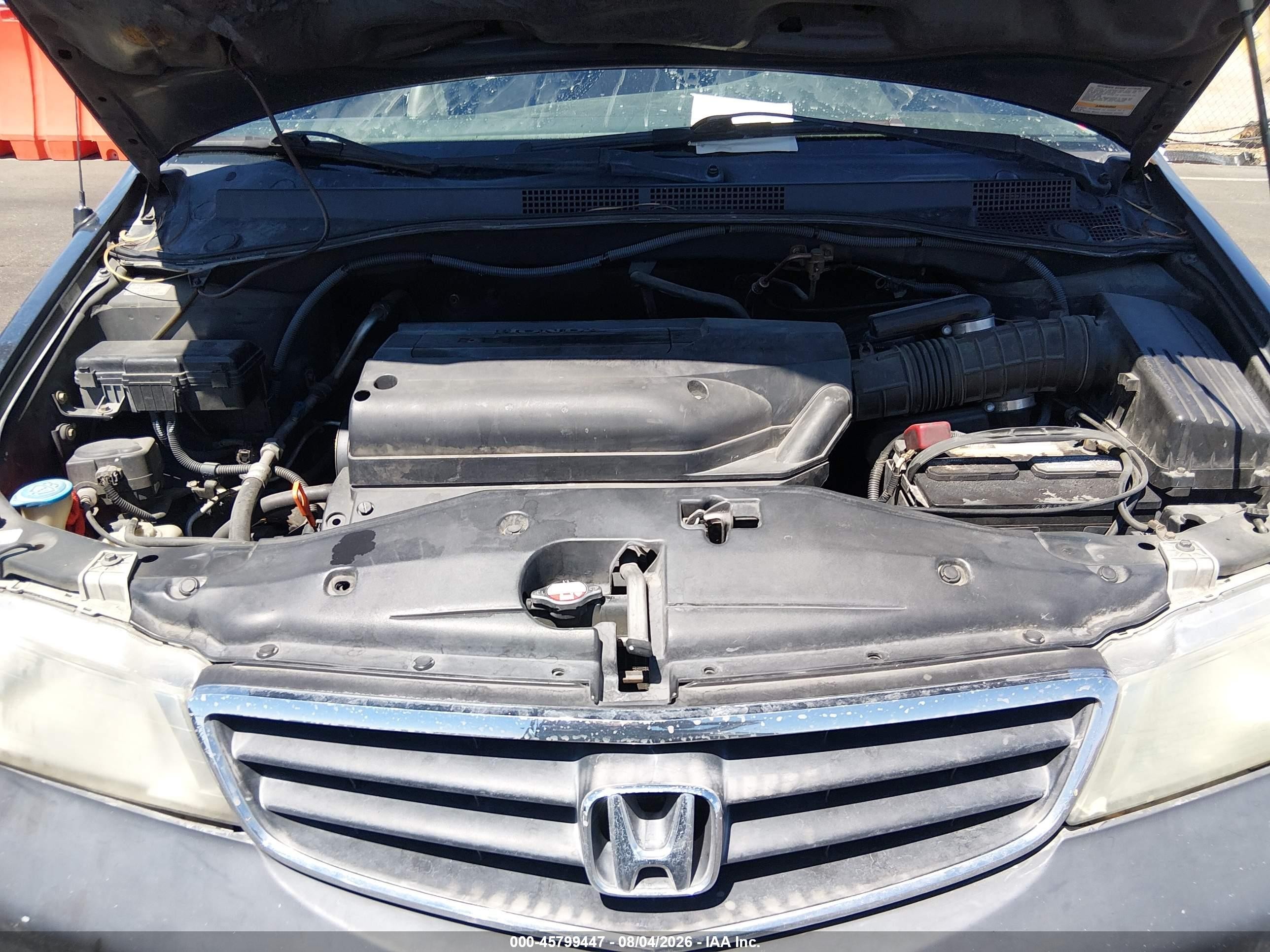 2003 Honda Odyssey Ex-l Gray vin: 5FNRL18923B155551