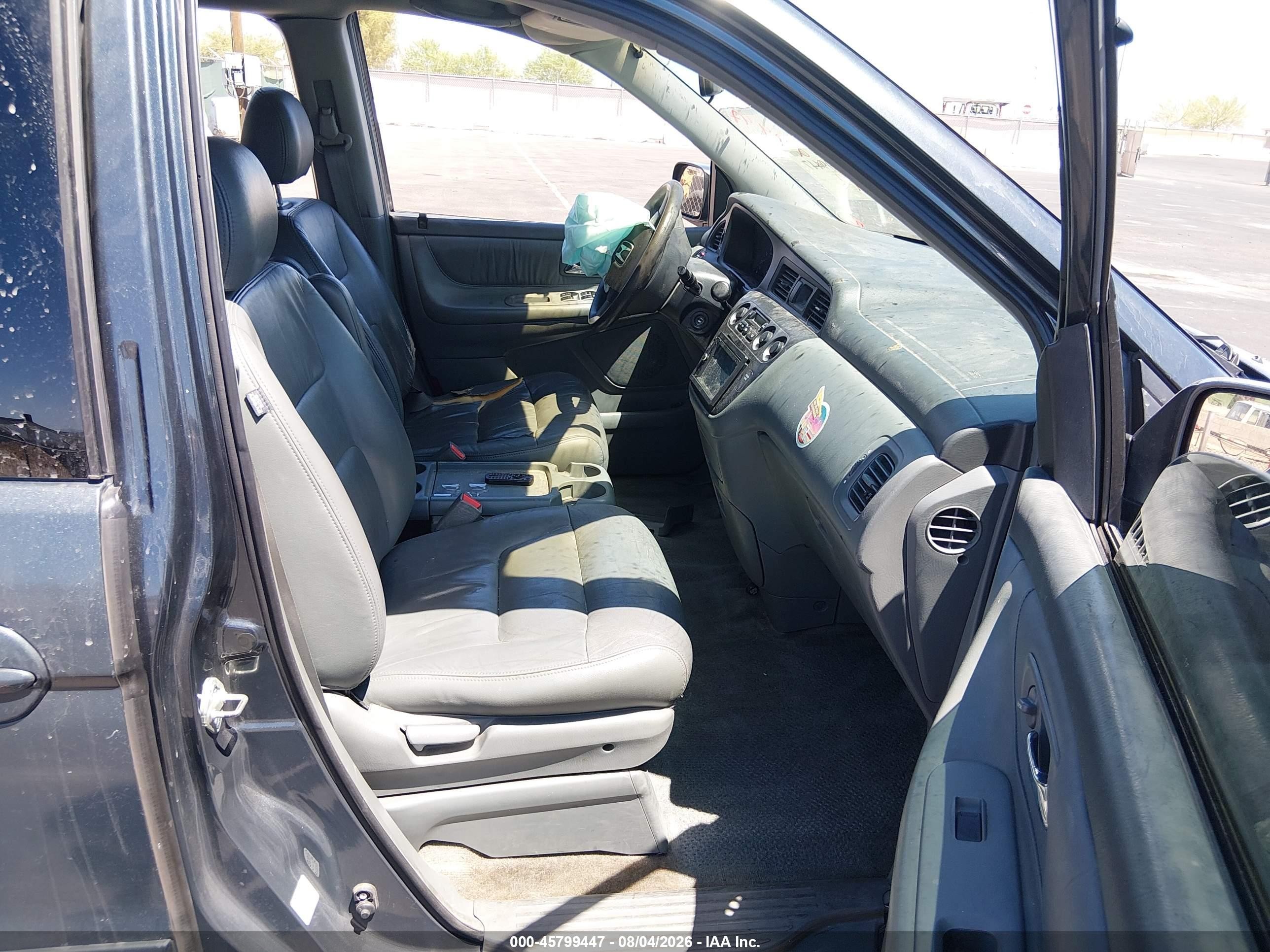 2003 Honda Odyssey Ex-l Gray vin: 5FNRL18923B155551