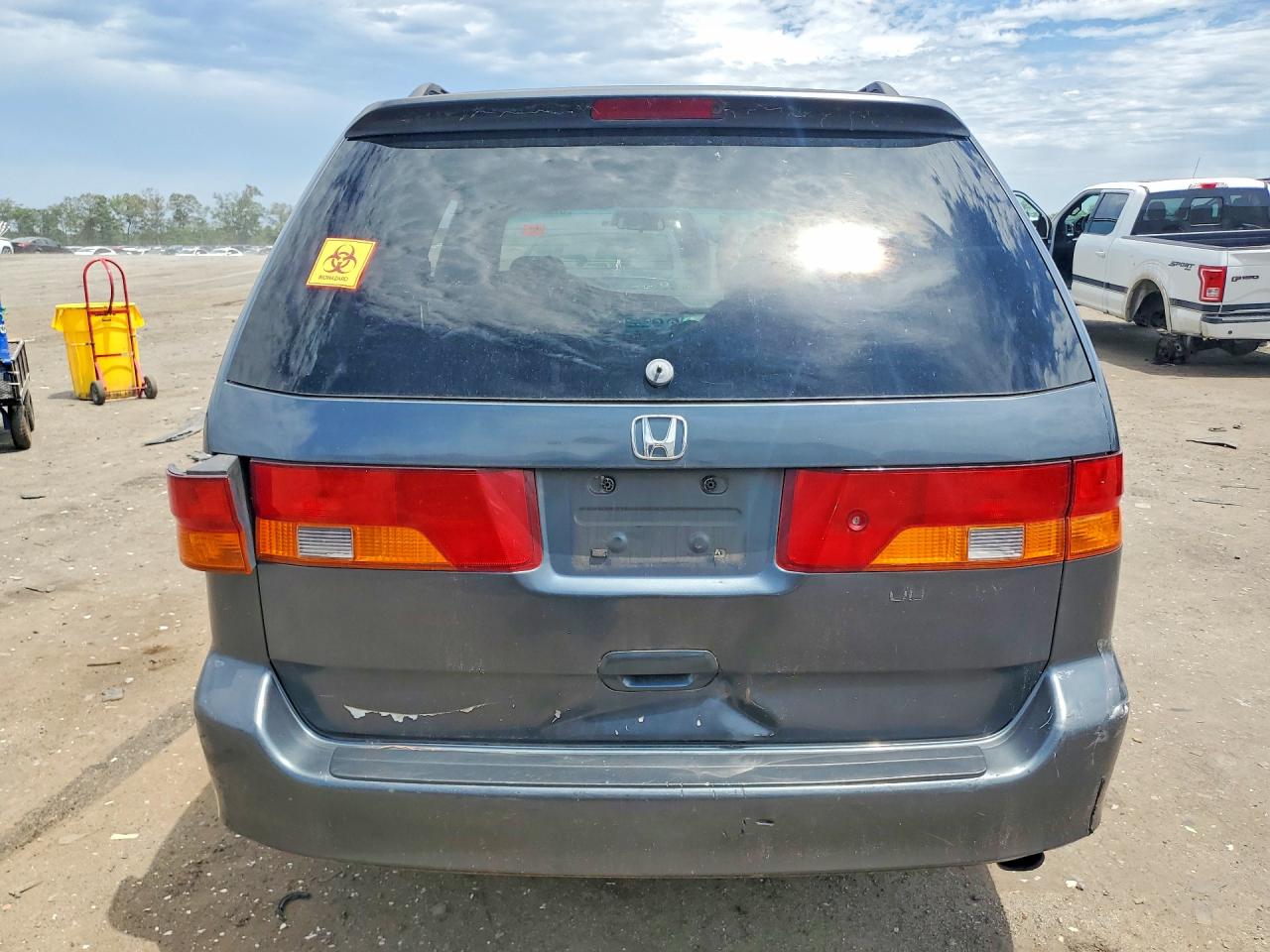 2004 Honda Odyssey Exl Gray vin: 5FNRL18924B096227