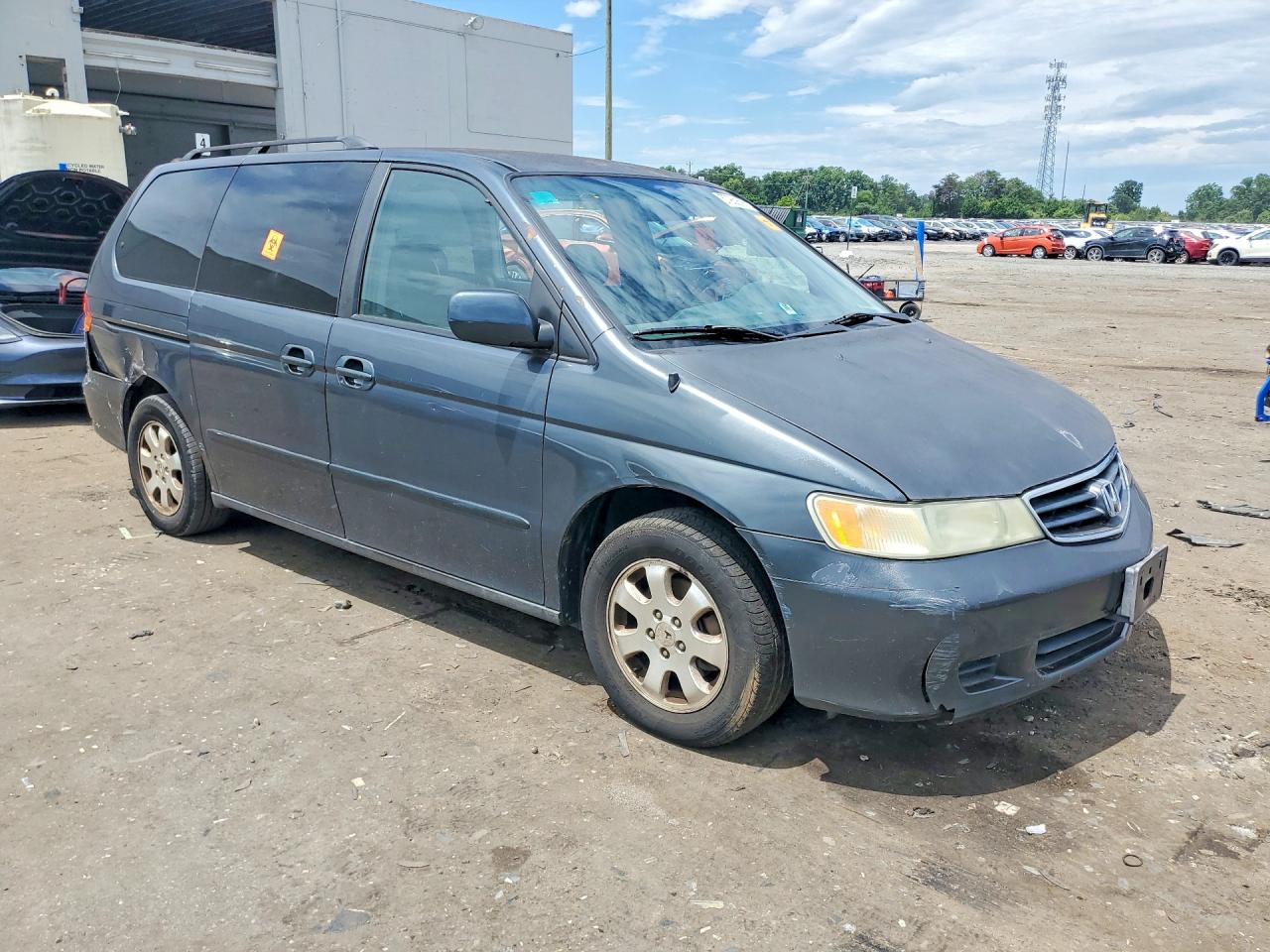 2004 Honda Odyssey Exl Gray vin: 5FNRL18924B096227