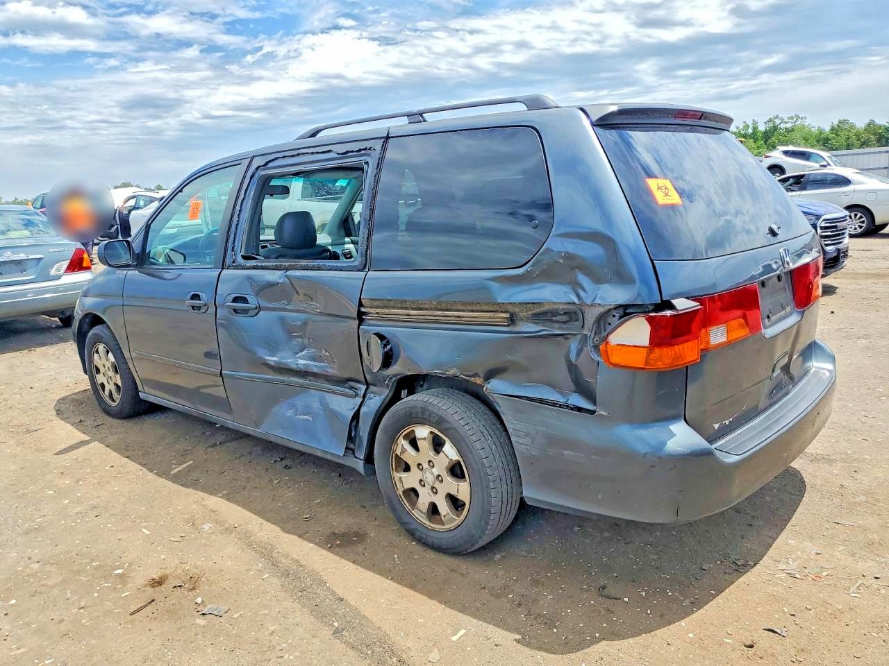 2004 Honda Odyssey Exl Gray vin: 5FNRL18924B096227
