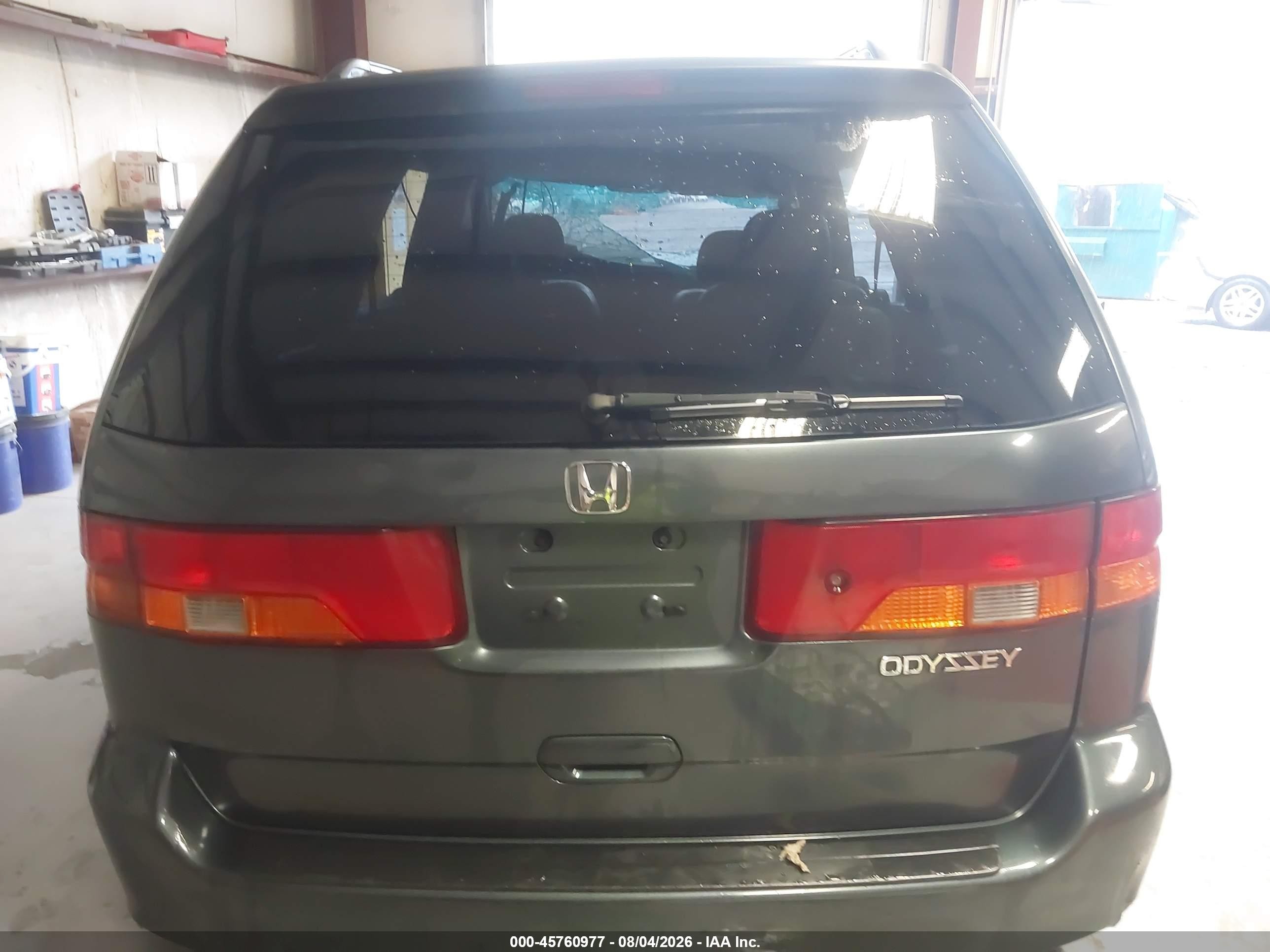 2004 Honda Odyssey Ex-l Gray vin: 5FNRL18924B131736