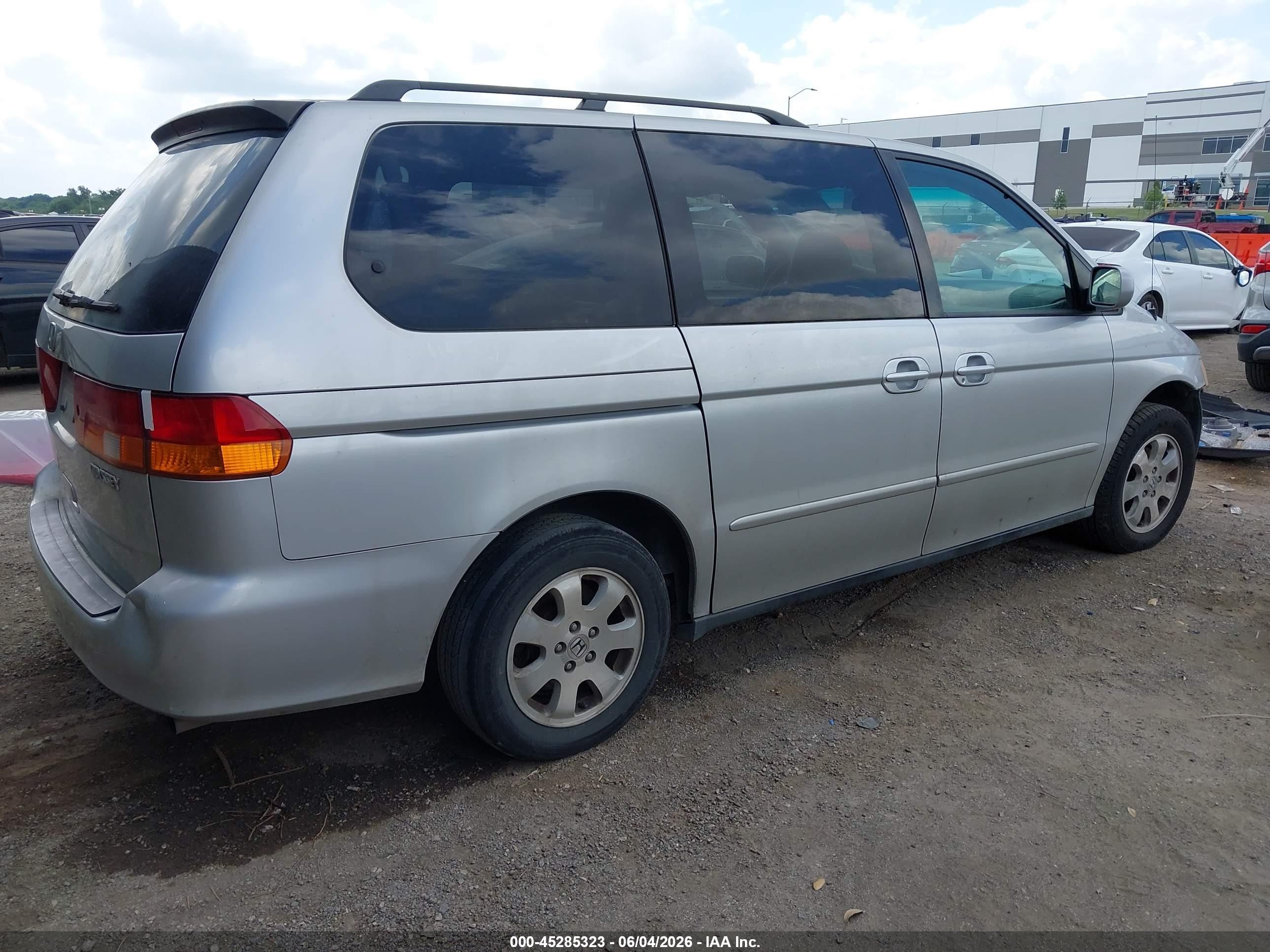 2003 Honda Odyssey Ex-l Silver vin: 5FNRL18933B144574