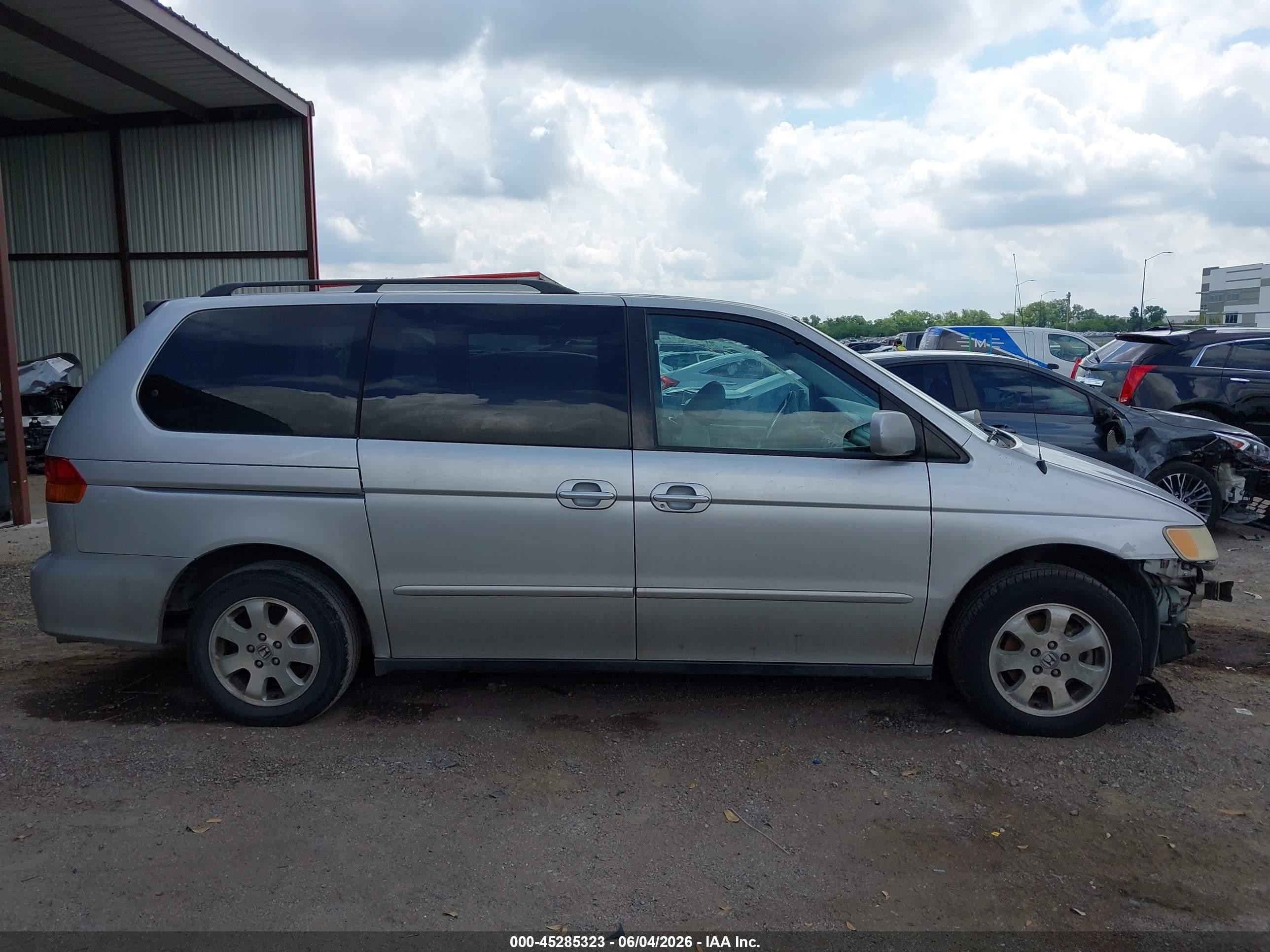 2003 Honda Odyssey Ex-l Silver vin: 5FNRL18933B144574