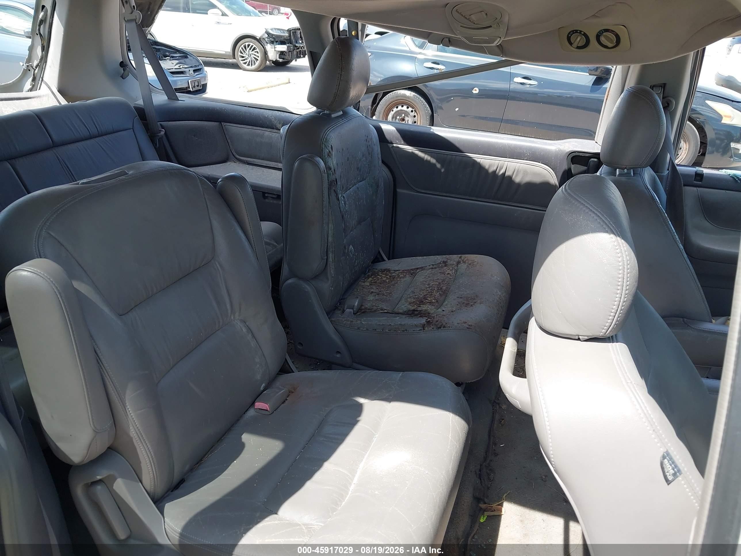 2002 Honda Odyssey Ex-l Silver vin: 5FNRL18942B037466