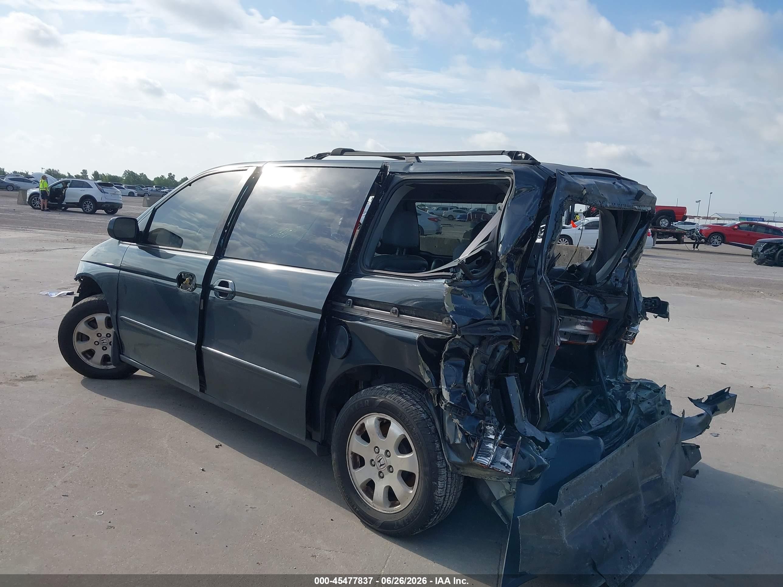 2003 Honda Odyssey Ex-l Gray vin: 5FNRL18943B018692