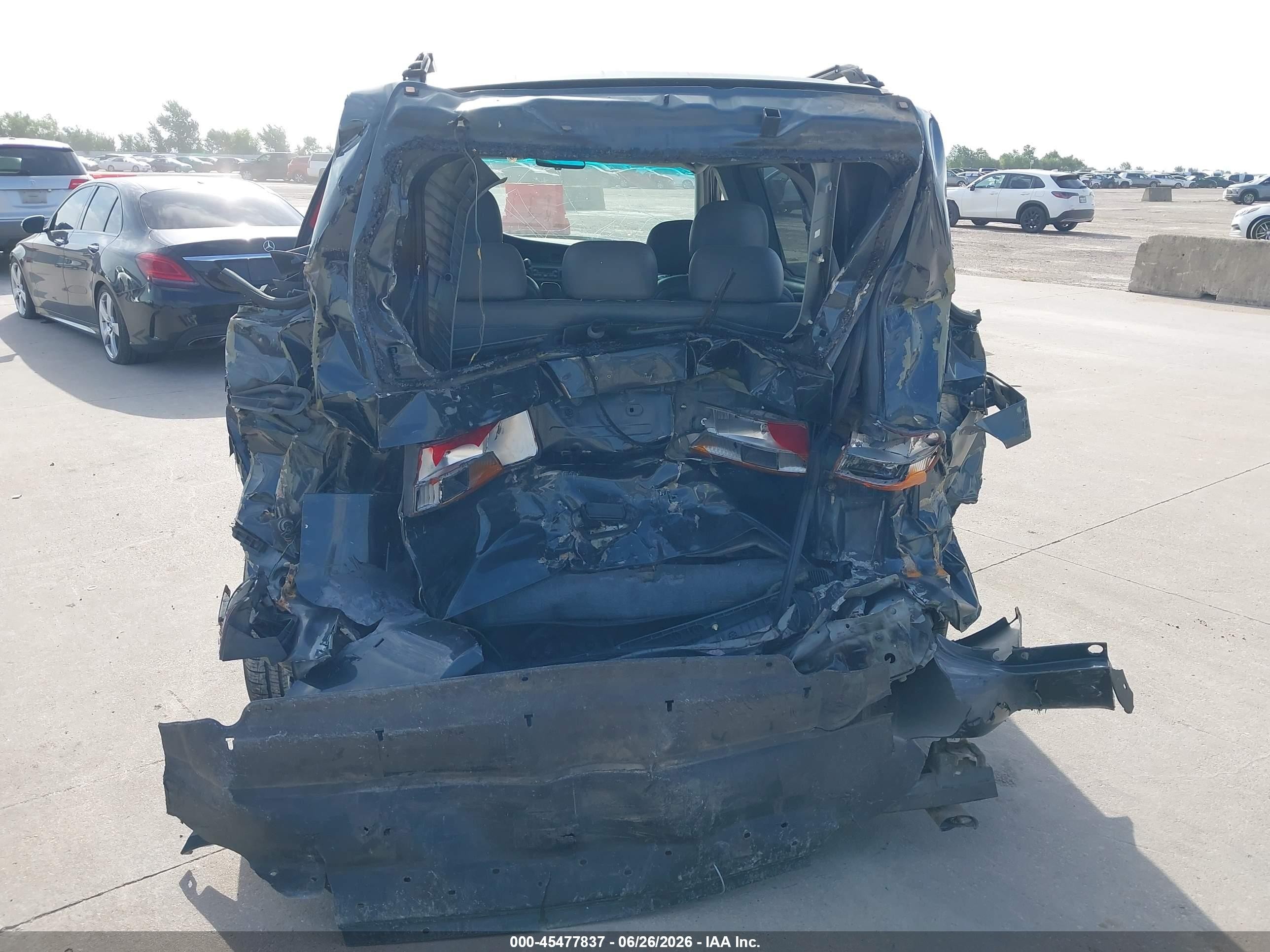 2003 Honda Odyssey Ex-l Gray vin: 5FNRL18943B018692