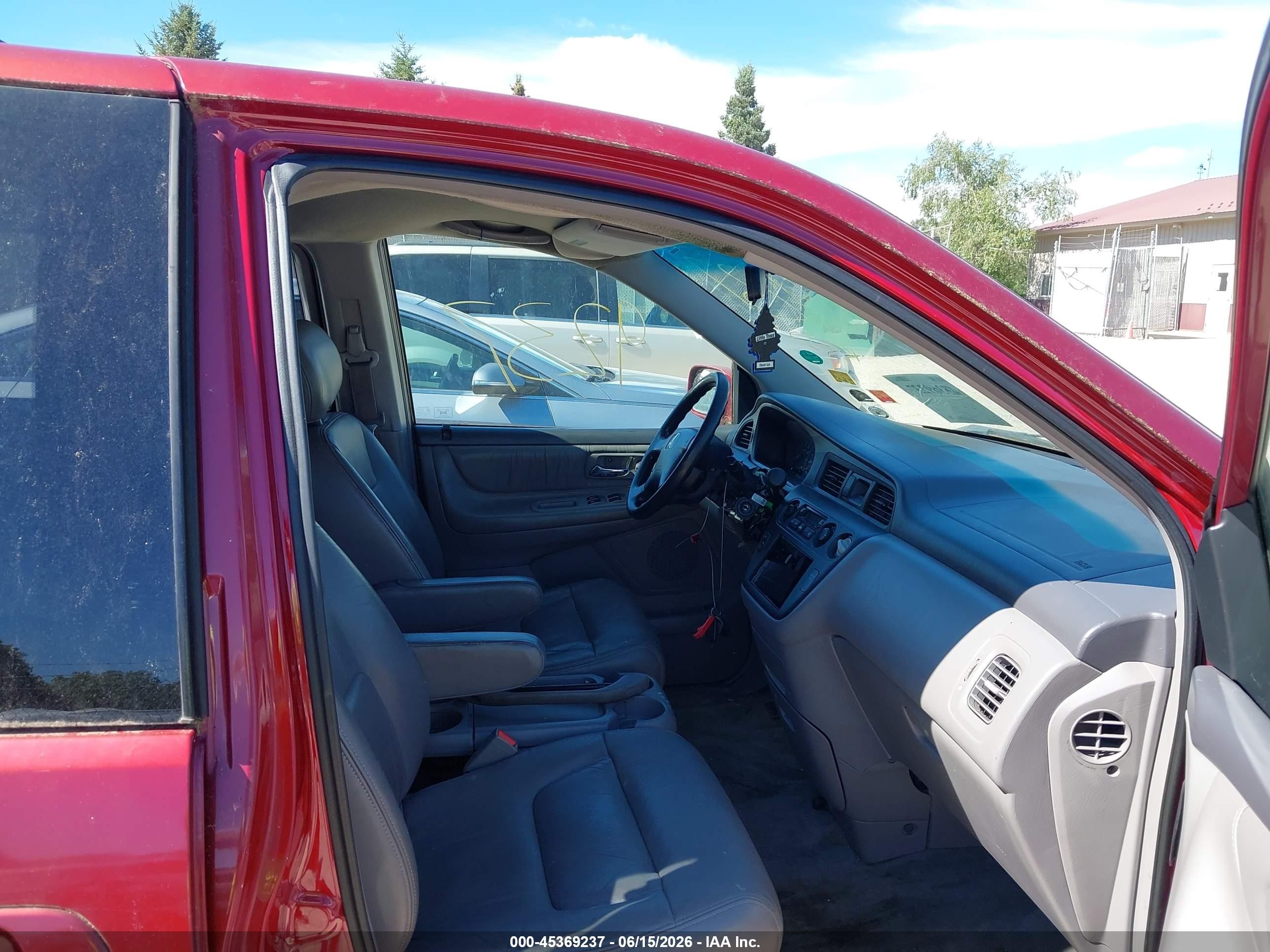 2003 Honda Odyssey Ex-l Red vin: 5FNRL18943B059968
