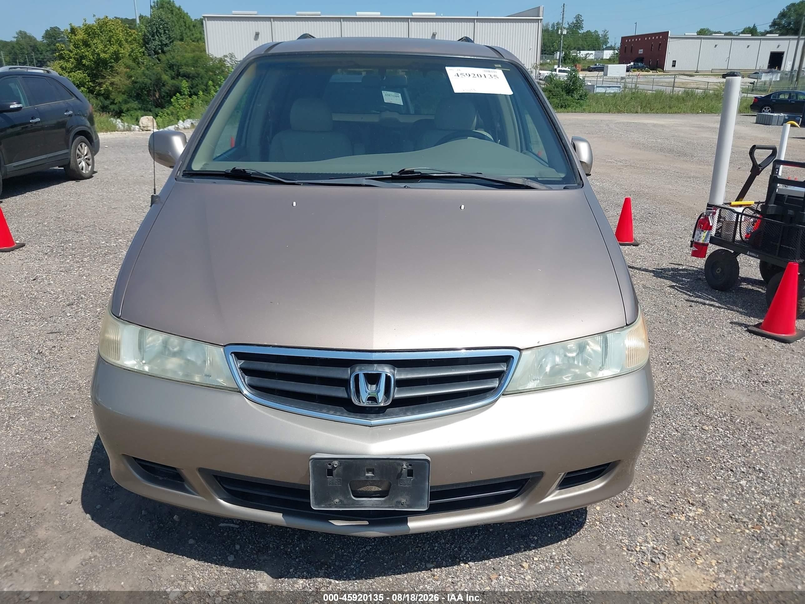 2003 Honda Odyssey Ex-l Бежевый vin: 5FNRL18943B107016