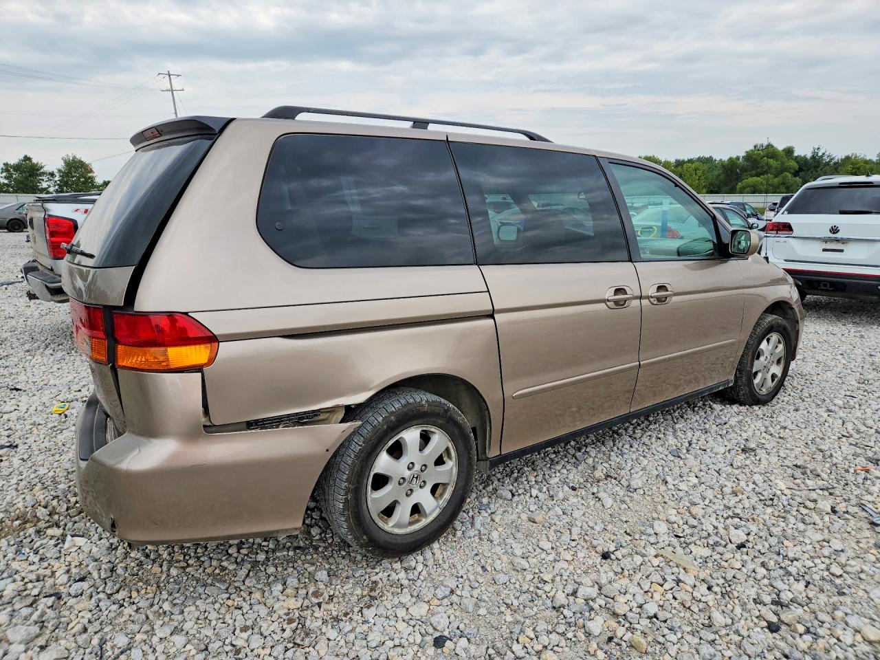 2004 Honda Odyssey Exl Tan vin: 5FNRL18944B013798
