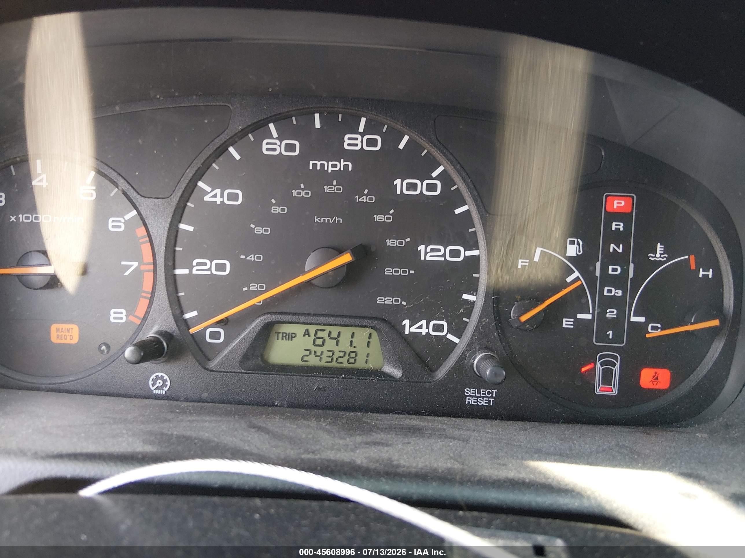 2004 Honda Odyssey Ex-l Blue vin: 5FNRL18944B030066