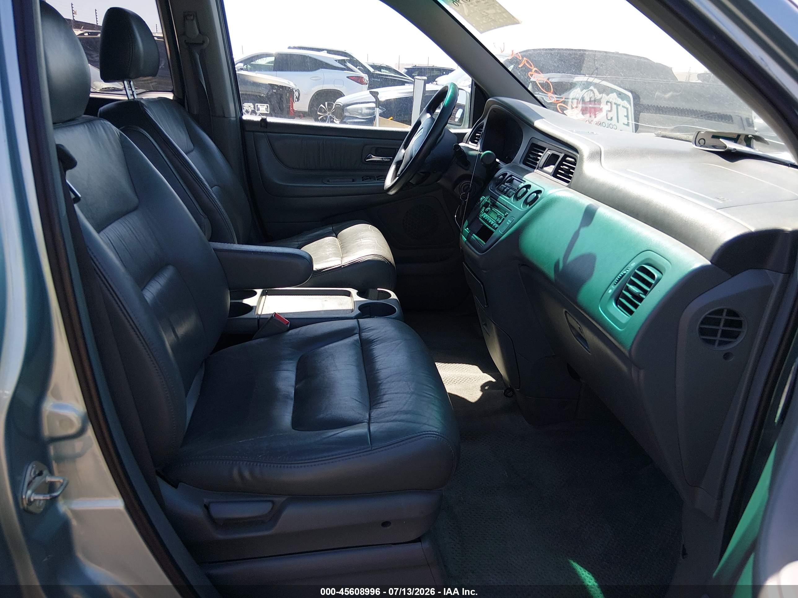 2004 Honda Odyssey Ex-l Blue vin: 5FNRL18944B030066