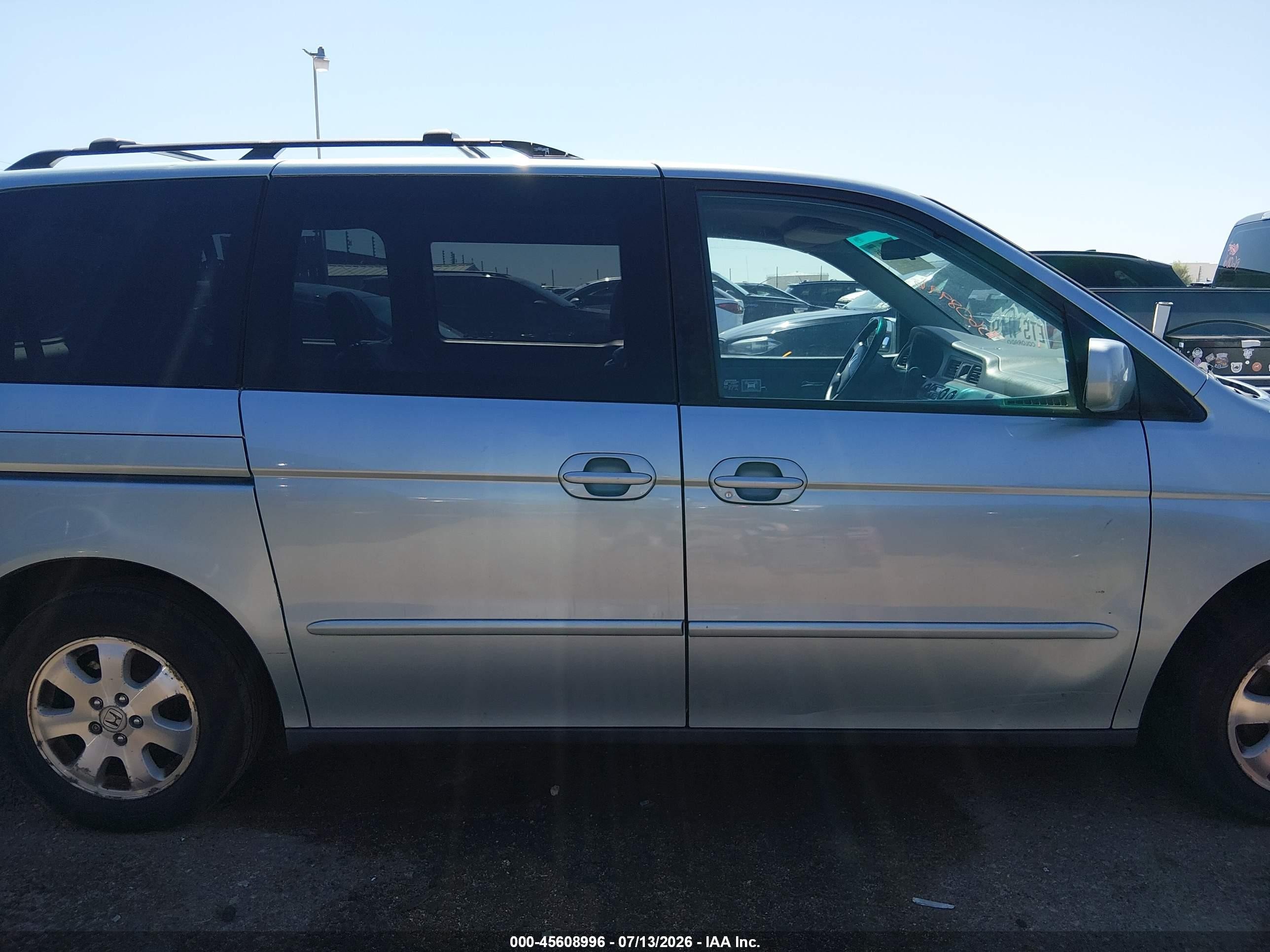 2004 Honda Odyssey Ex-l Blue vin: 5FNRL18944B030066