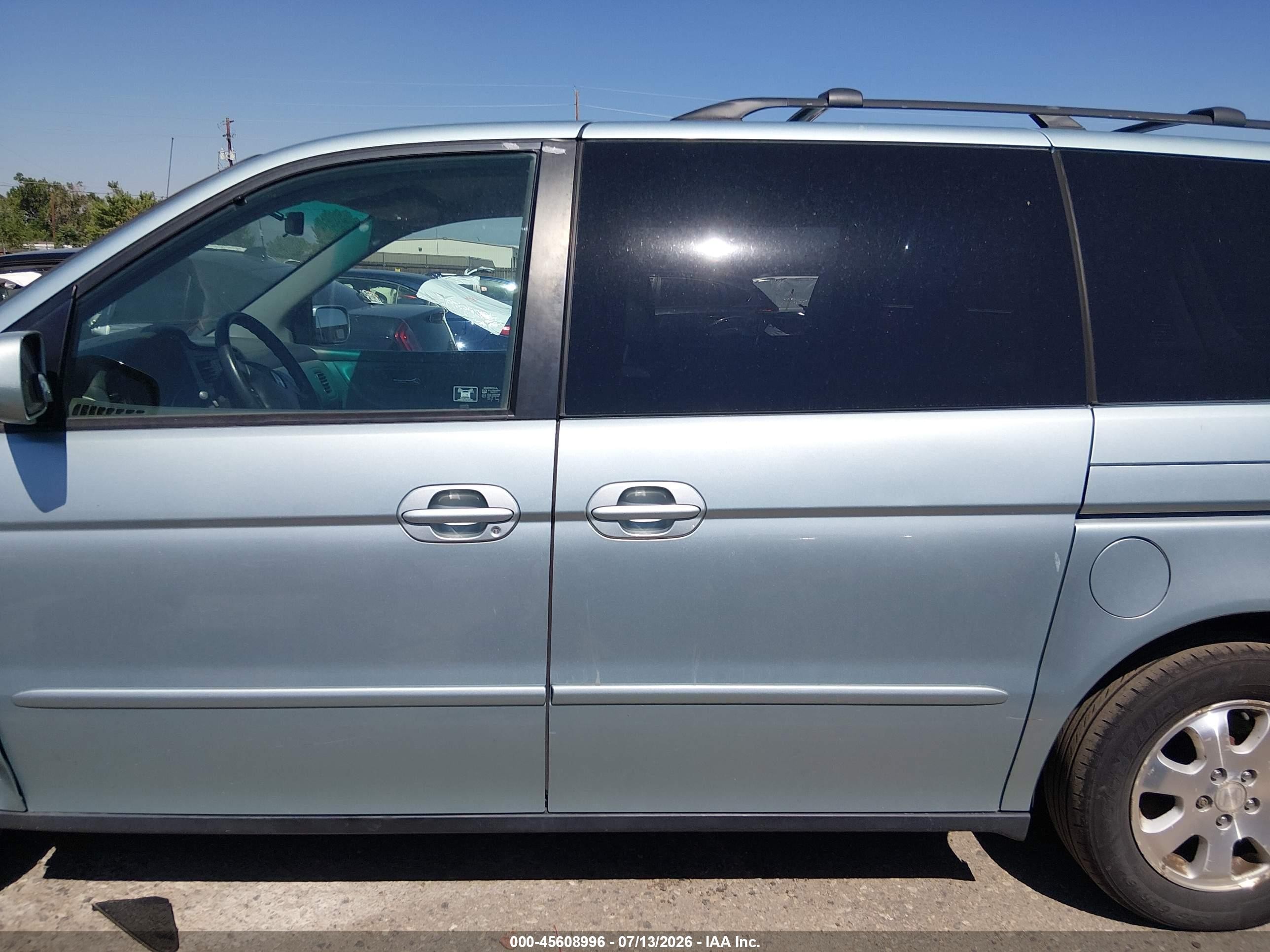2004 Honda Odyssey Ex-l Blue vin: 5FNRL18944B030066