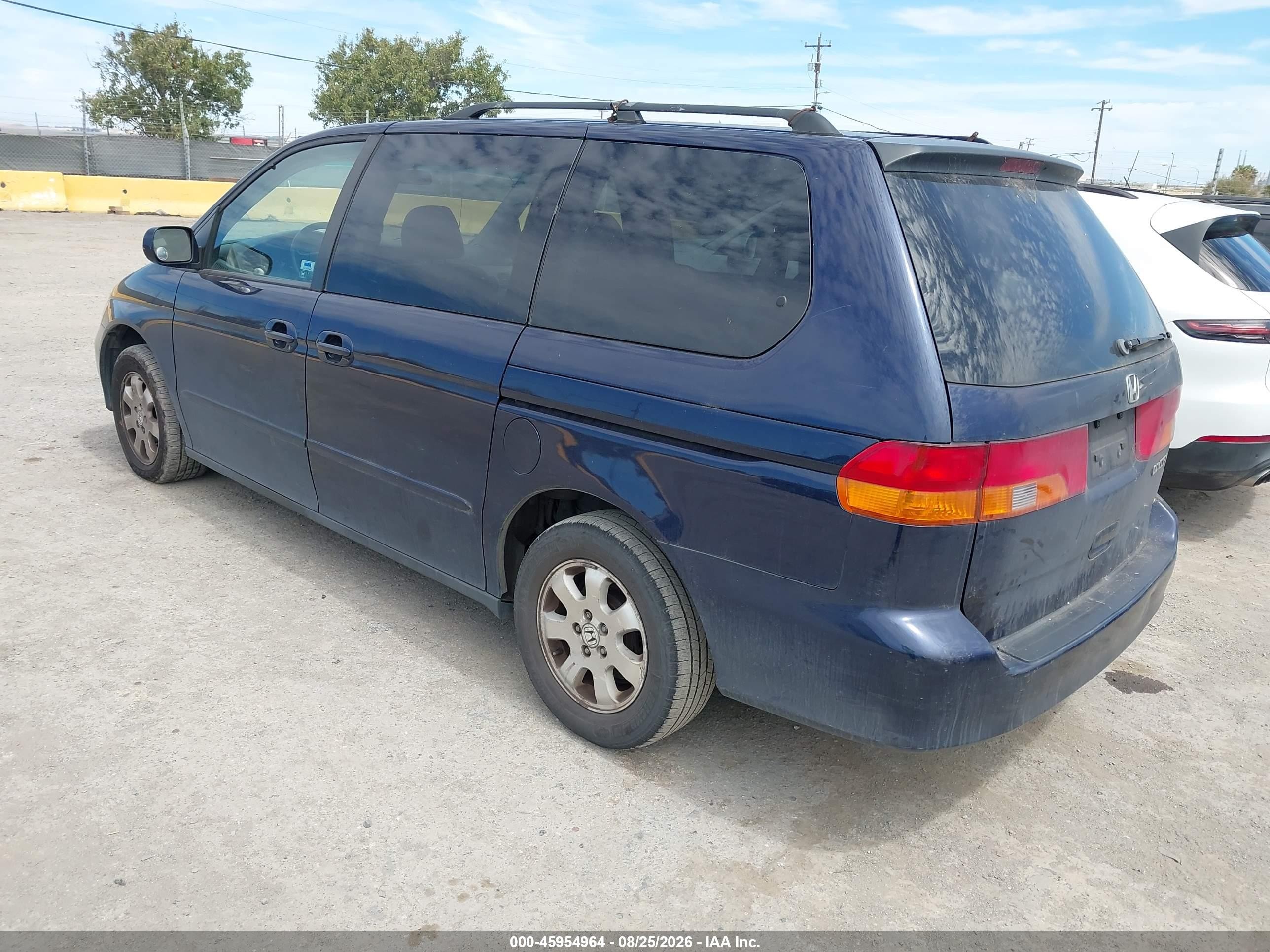 2004 Honda Odyssey Ex-l Синий vin: 5FNRL18944B067098