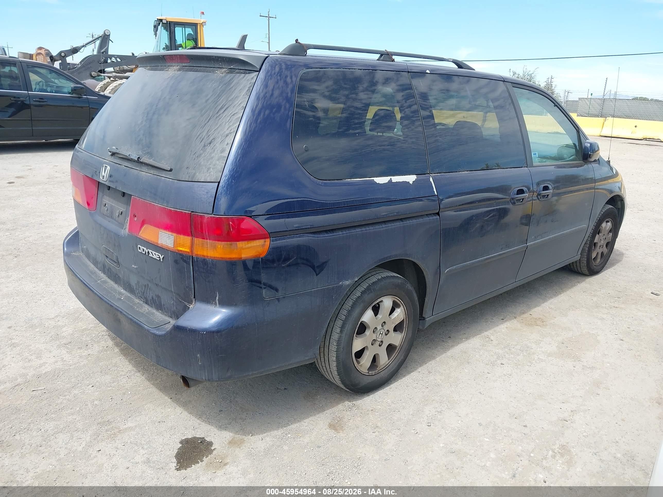 2004 Honda Odyssey Ex-l Синий vin: 5FNRL18944B067098