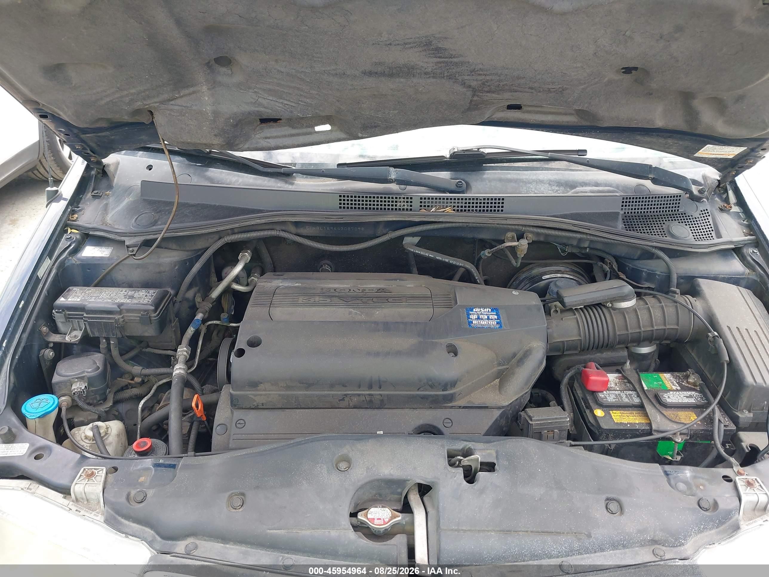 2004 Honda Odyssey Ex-l Синий vin: 5FNRL18944B067098