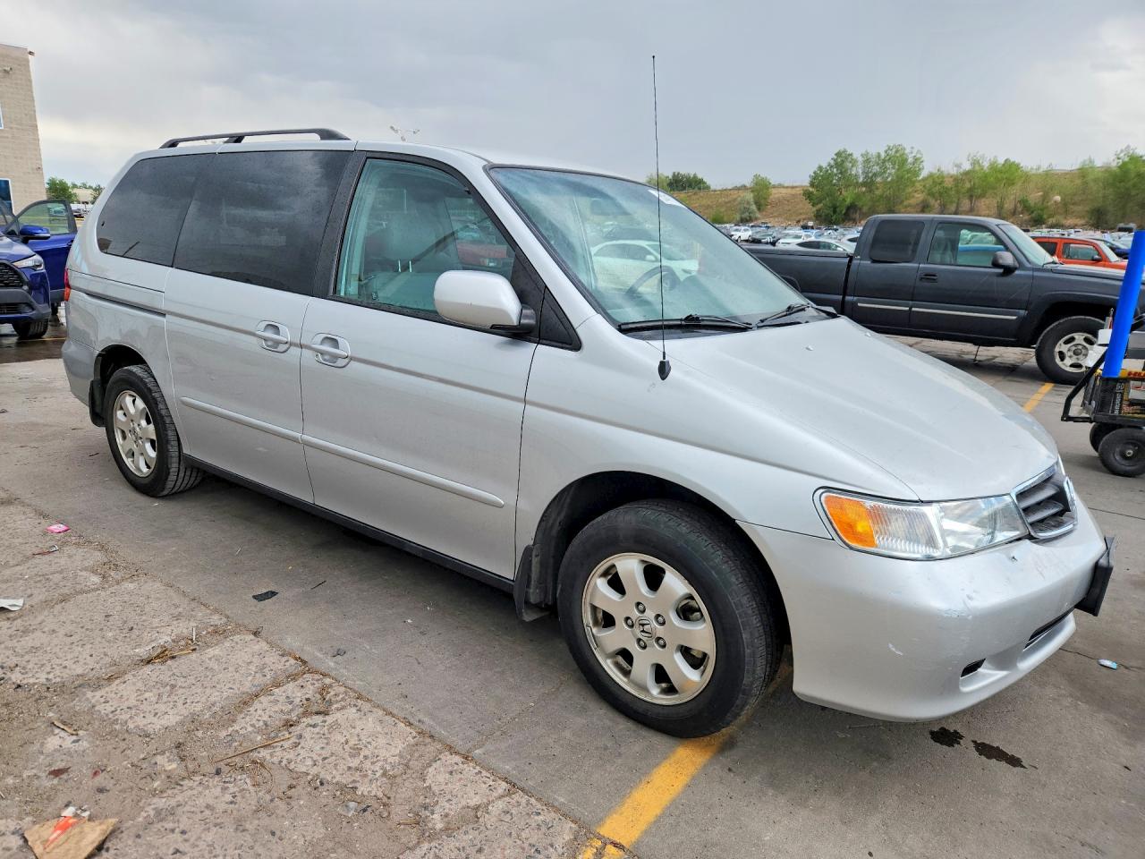 2004 Honda Odyssey Exl Серебряный vin: 5FNRL18944B121631