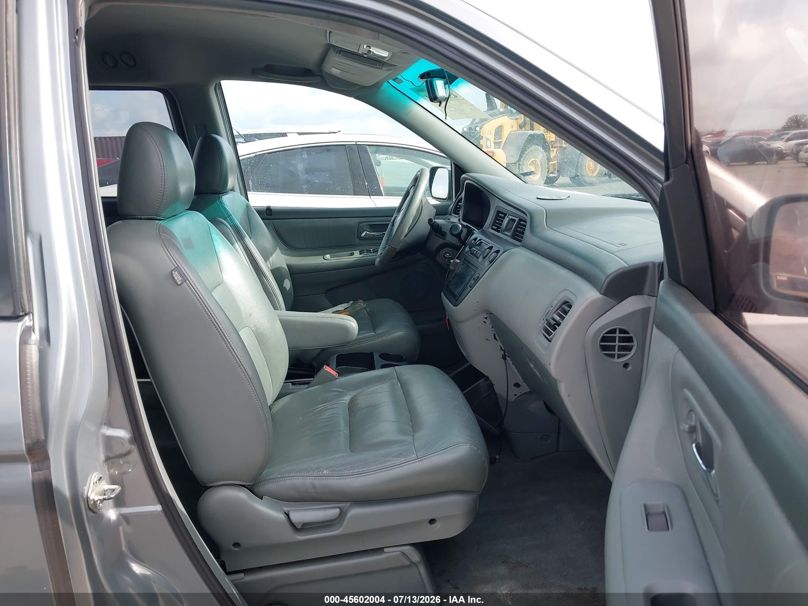2002 Honda Odyssey Ex-l Gray vin: 5FNRL18952B041090