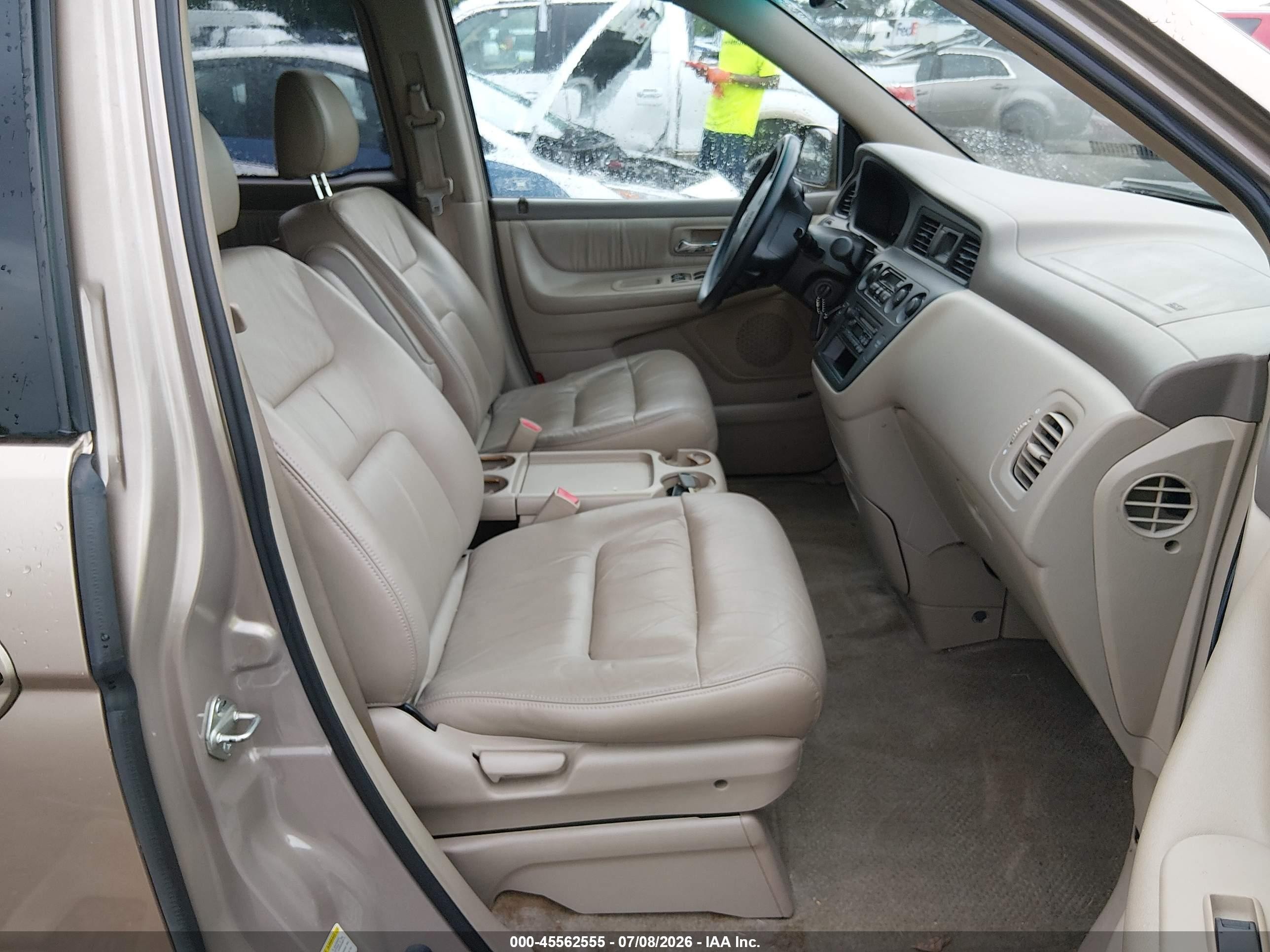 2003 Honda Odyssey Ex-l Gold vin: 5FNRL18953B018586