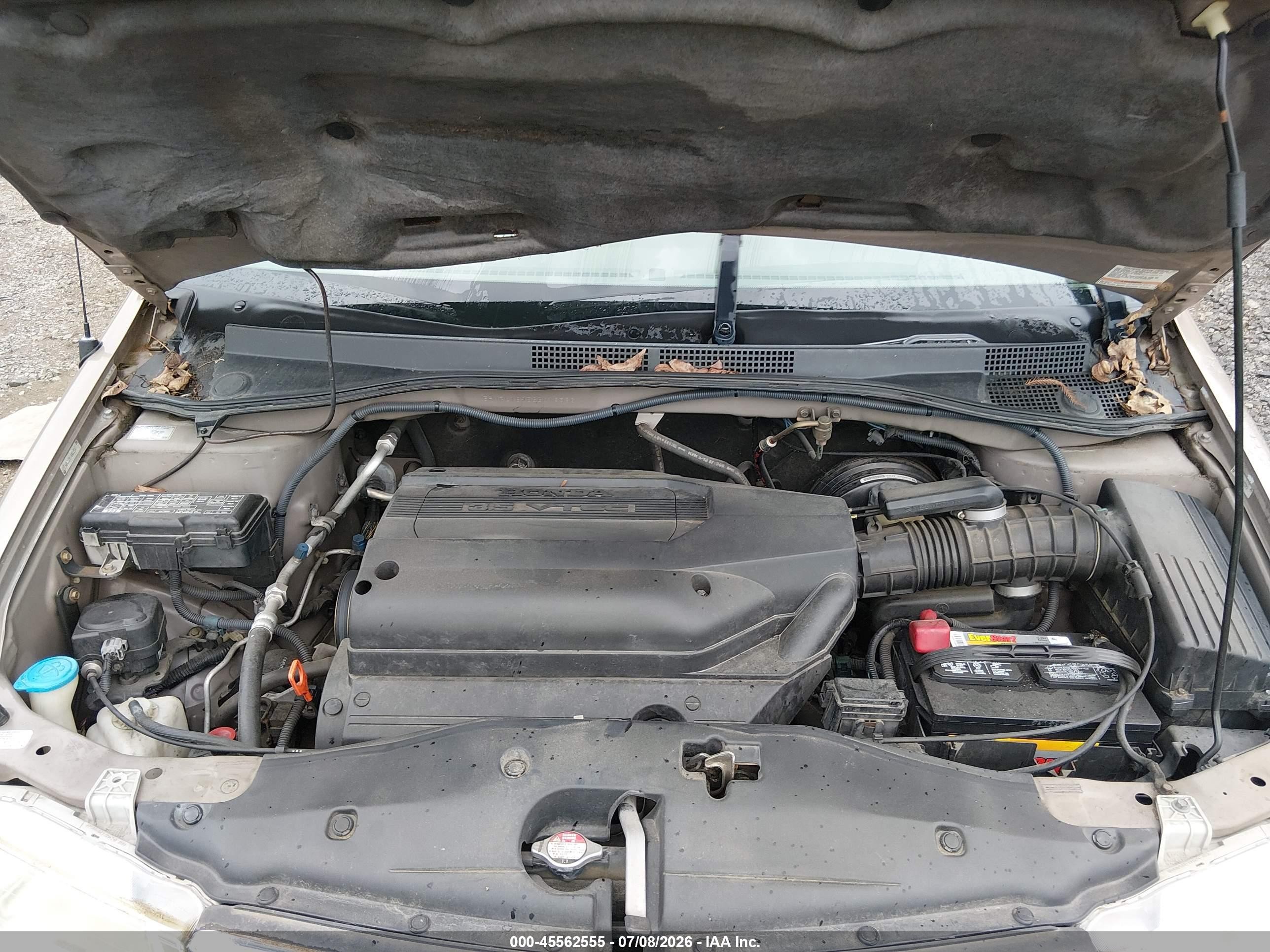2003 Honda Odyssey Ex-l Gold vin: 5FNRL18953B018586