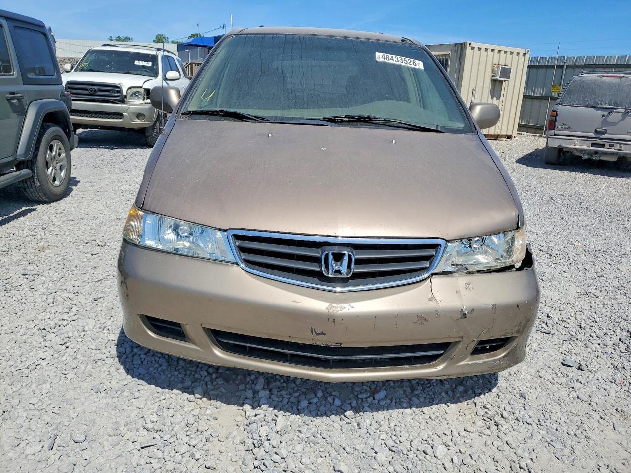 2003 Honda Odyssey Exl Tan vin: 5FNRL18953B047182