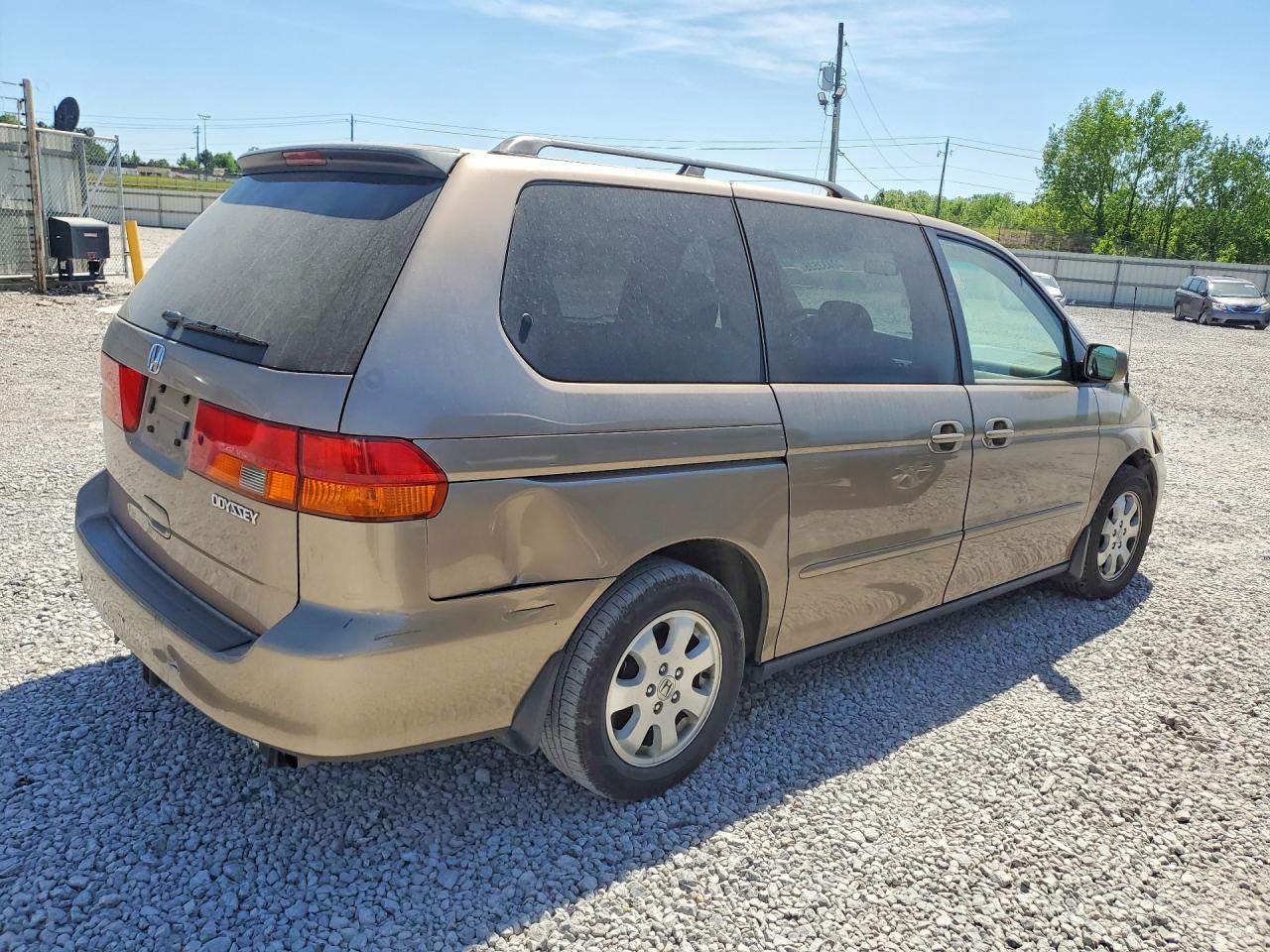 2003 Honda Odyssey Exl Tan vin: 5FNRL18953B047182