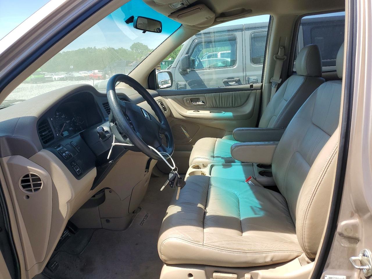 2003 Honda Odyssey Exl Tan vin: 5FNRL18953B047182