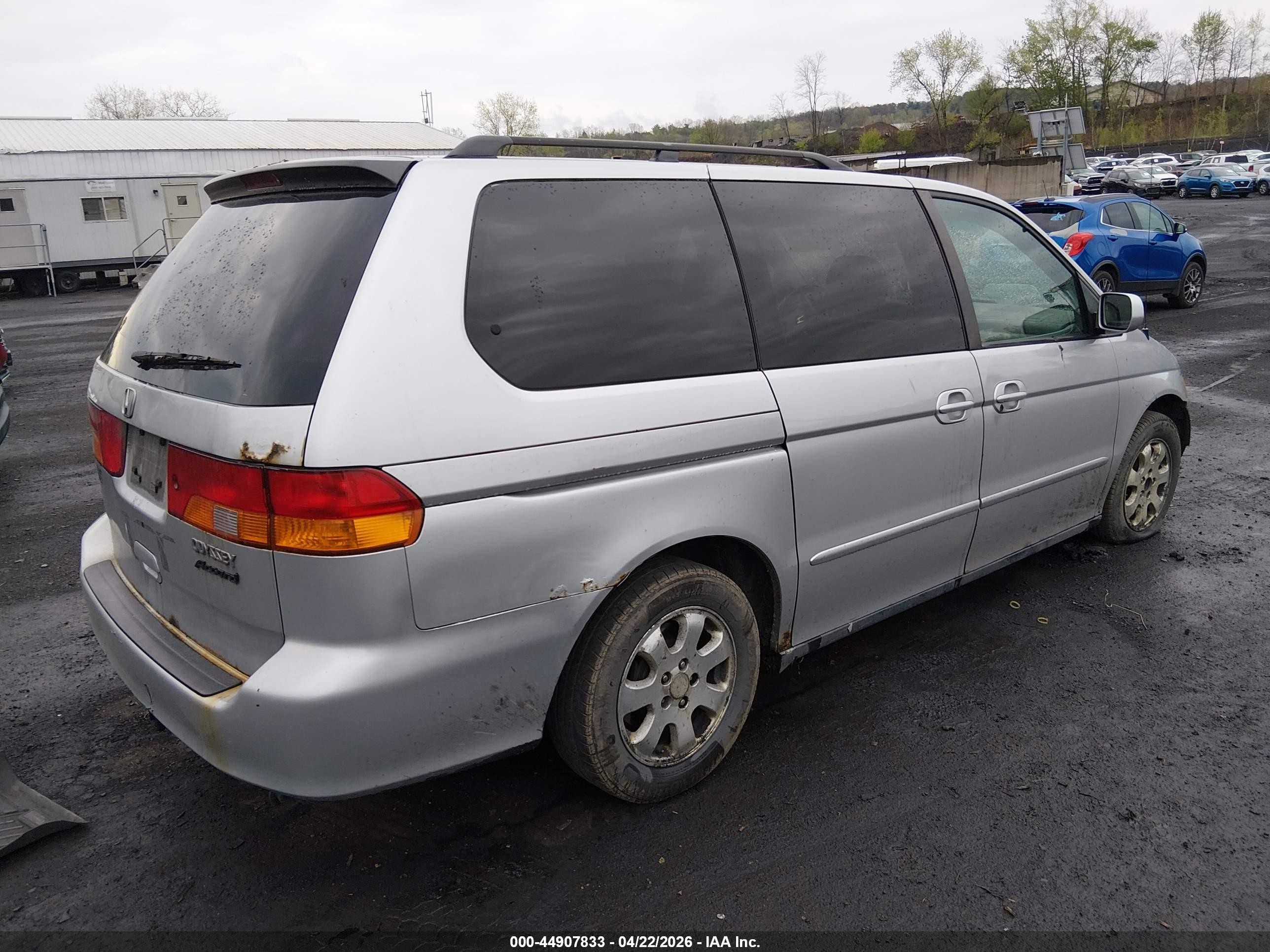 2003 Honda Odyssey Ex-l Silver vin: 5FNRL18953B083132