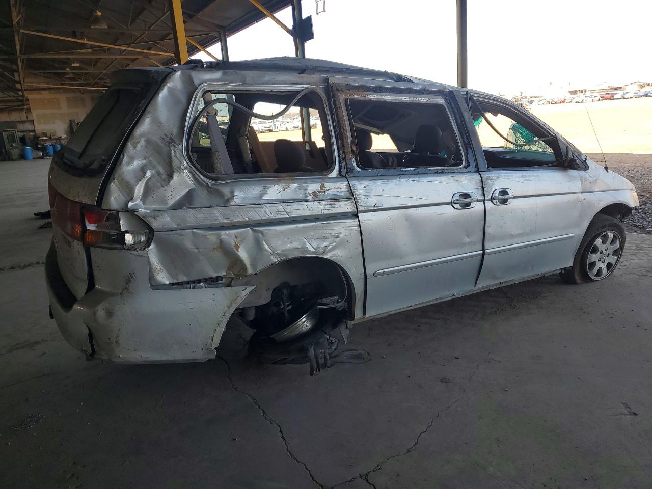 2004 Honda Odyssey Exl Silver vin: 5FNRL18954B104725
