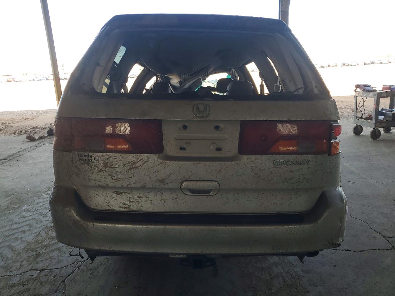 2004 Honda Odyssey Exl Silver vin: 5FNRL18954B104725