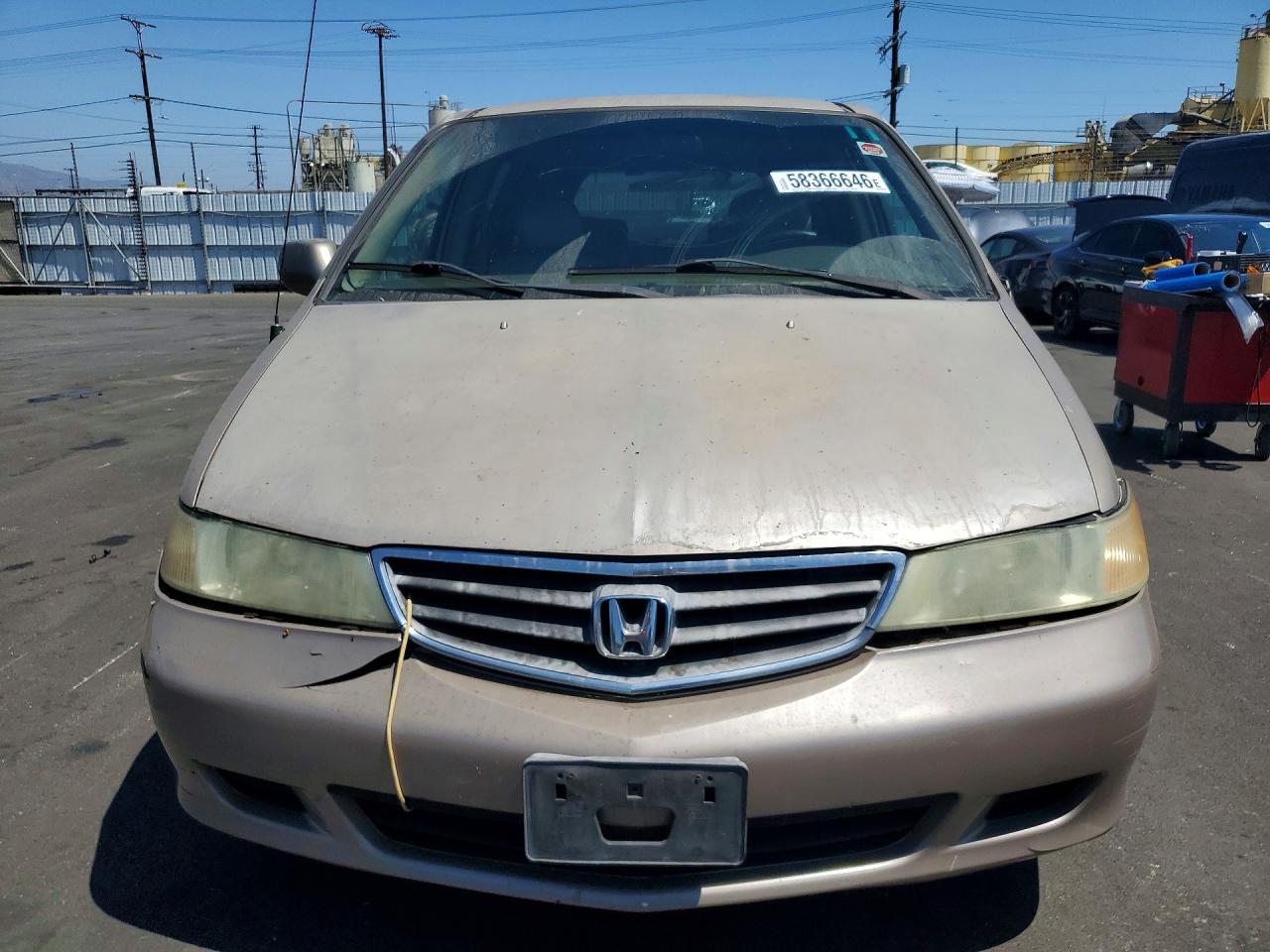 2004 Honda Odyssey Exl Tan vin: 5FNRL18954B114834