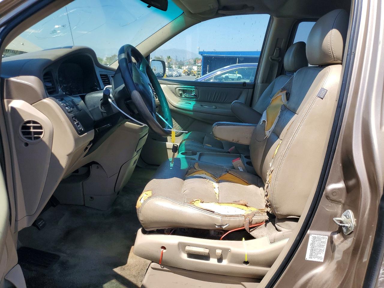 2004 Honda Odyssey Exl Tan vin: 5FNRL18954B114834
