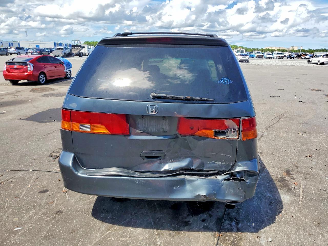 2003 Honda Odyssey Exl Blue vin: 5FNRL18963B078229