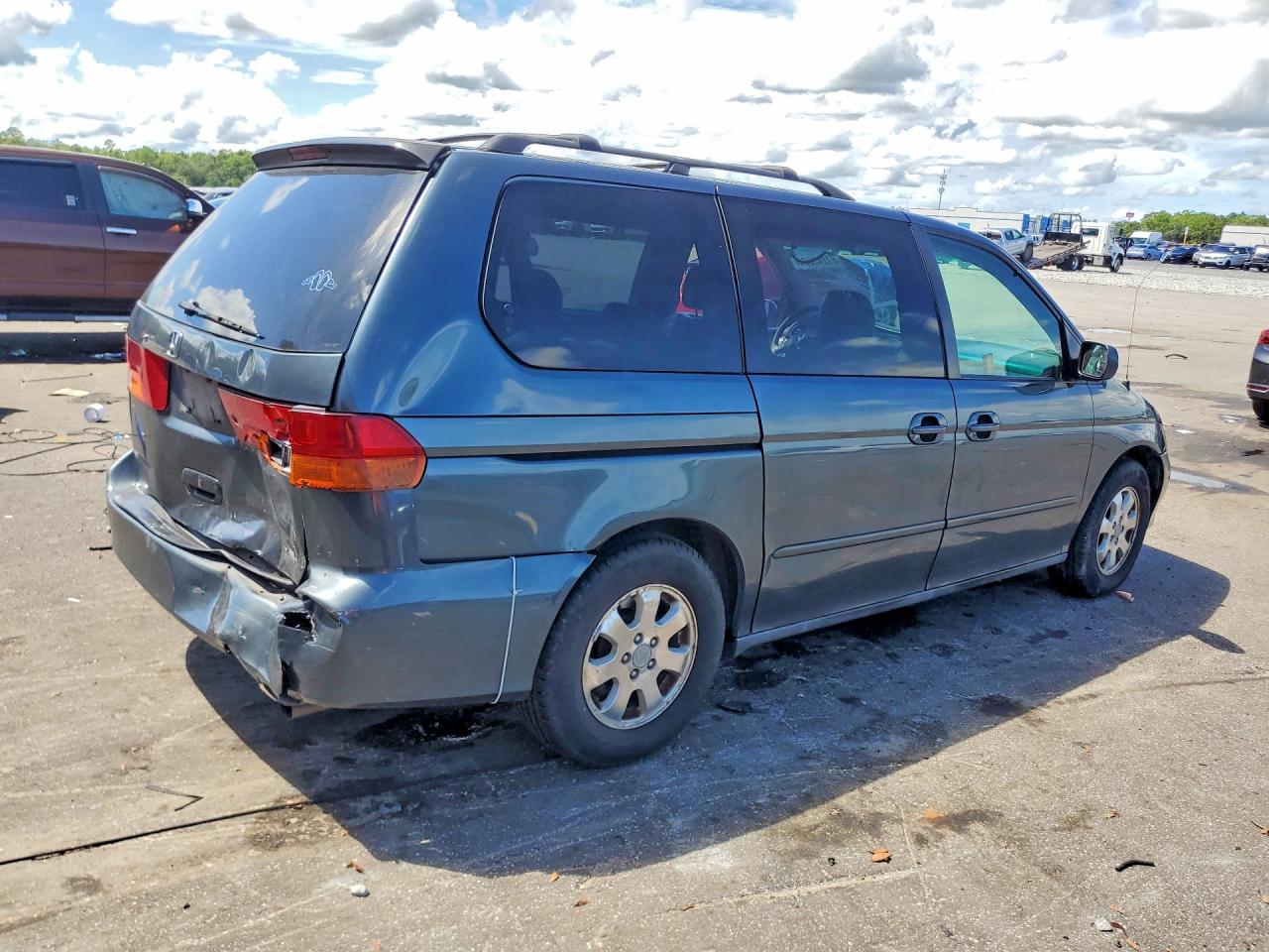 2003 Honda Odyssey Exl Blue vin: 5FNRL18963B078229