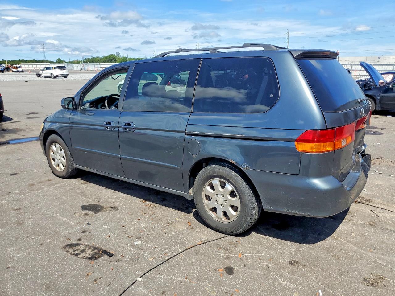2003 Honda Odyssey Exl Blue vin: 5FNRL18963B078229